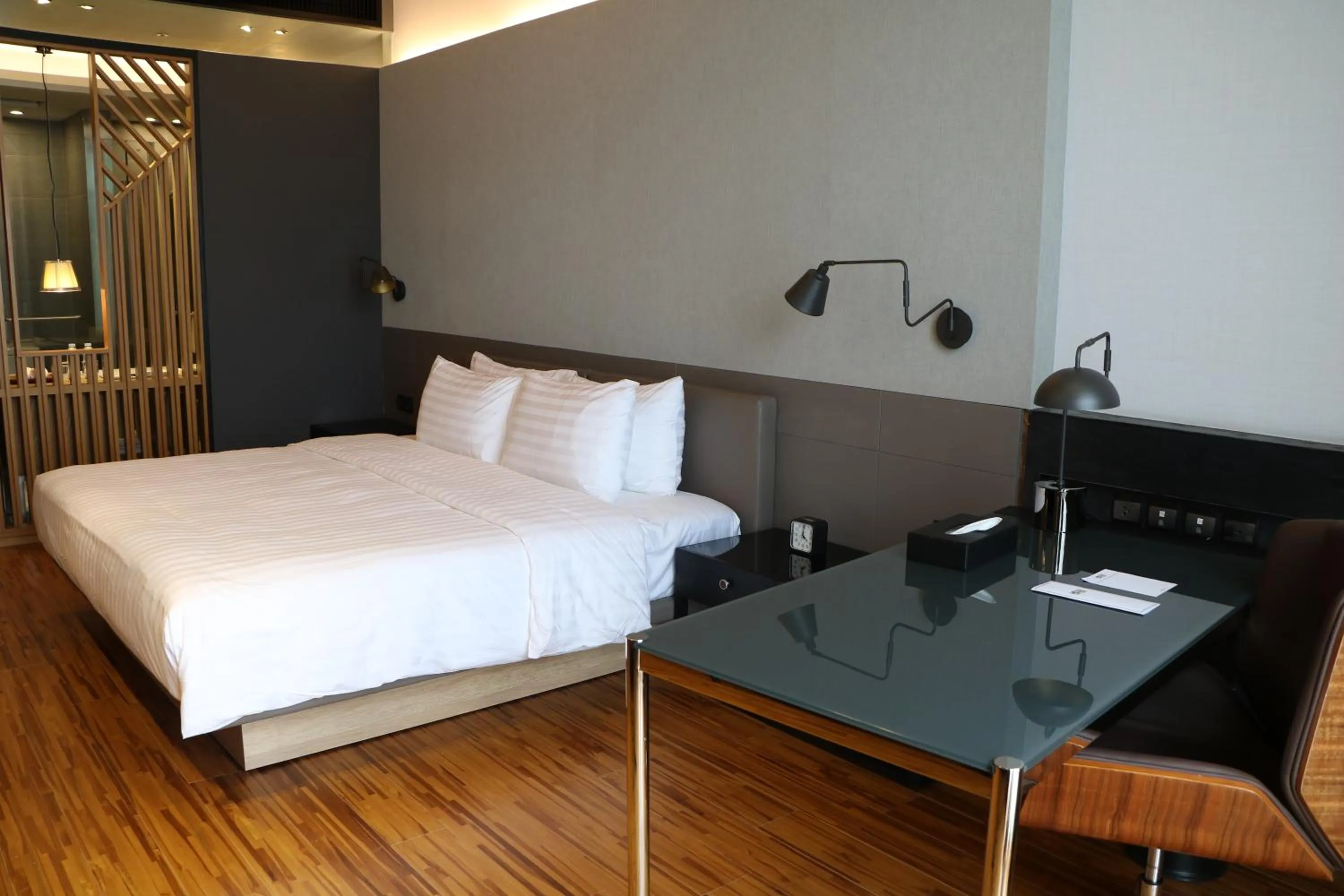 Bed in Midori Clark Hotel and Casino