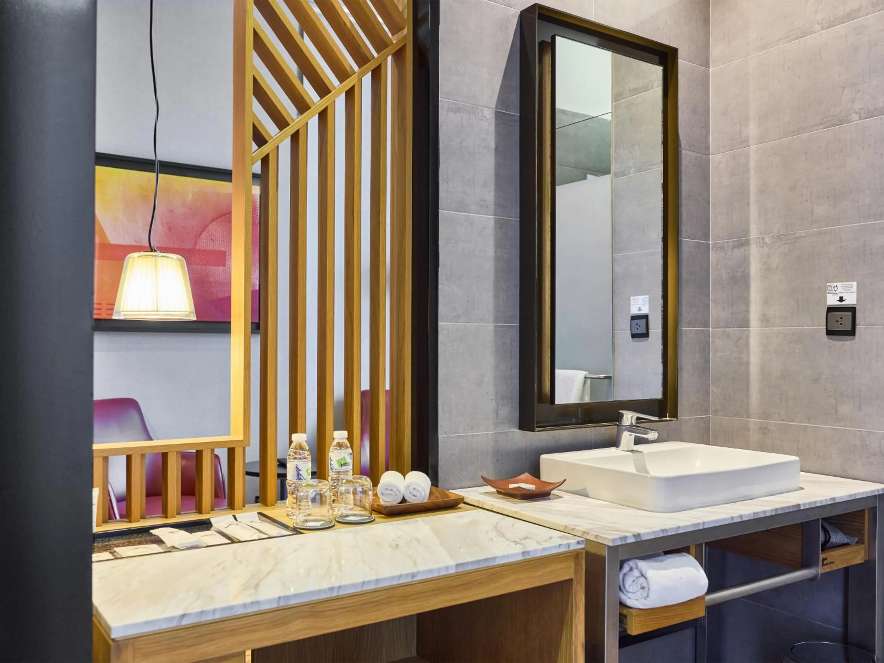 Bathroom in Midori Clark Hotel and Casino