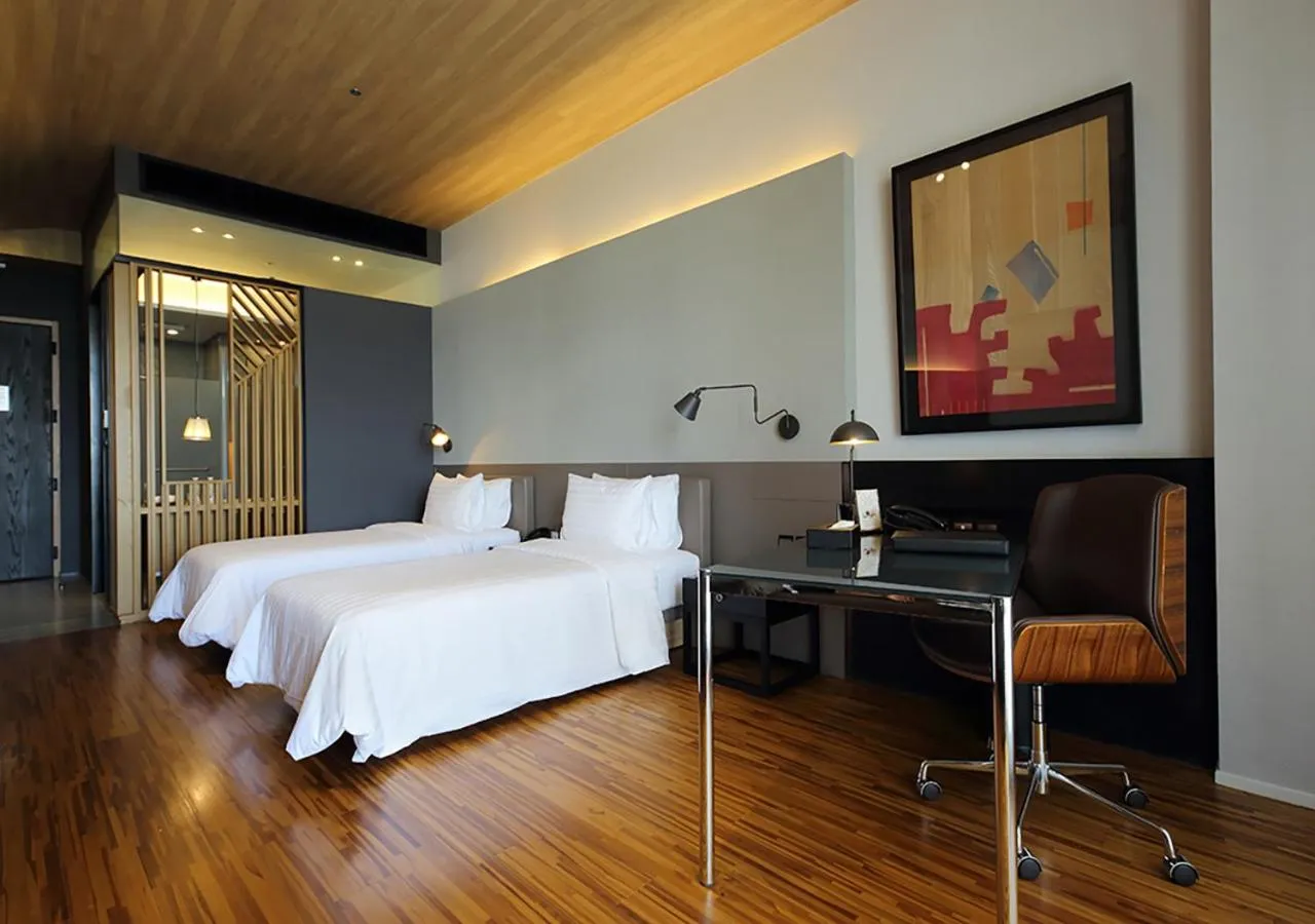 Bed in Midori Clark Hotel and Casino