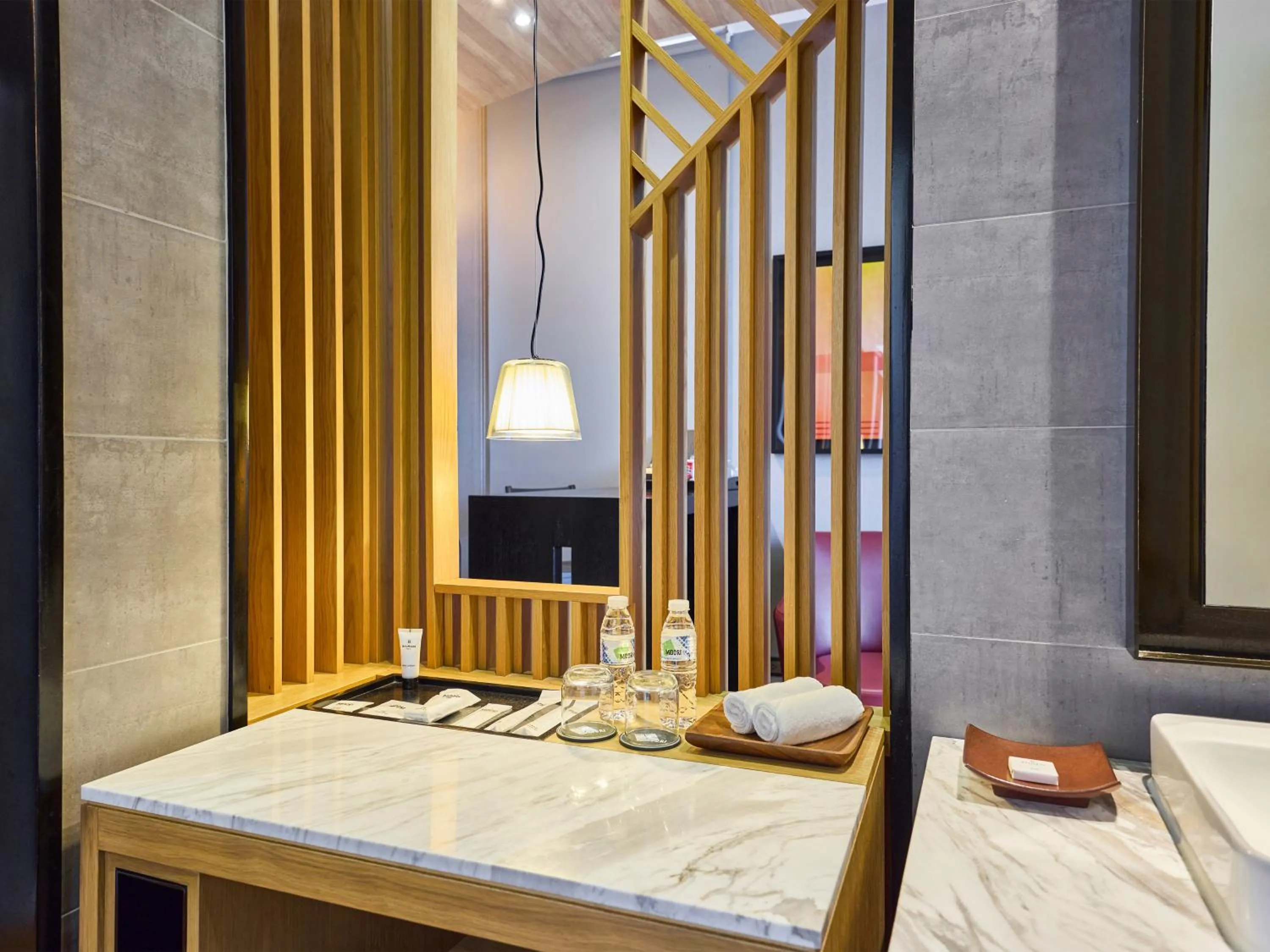 Bathroom in Midori Clark Hotel and Casino