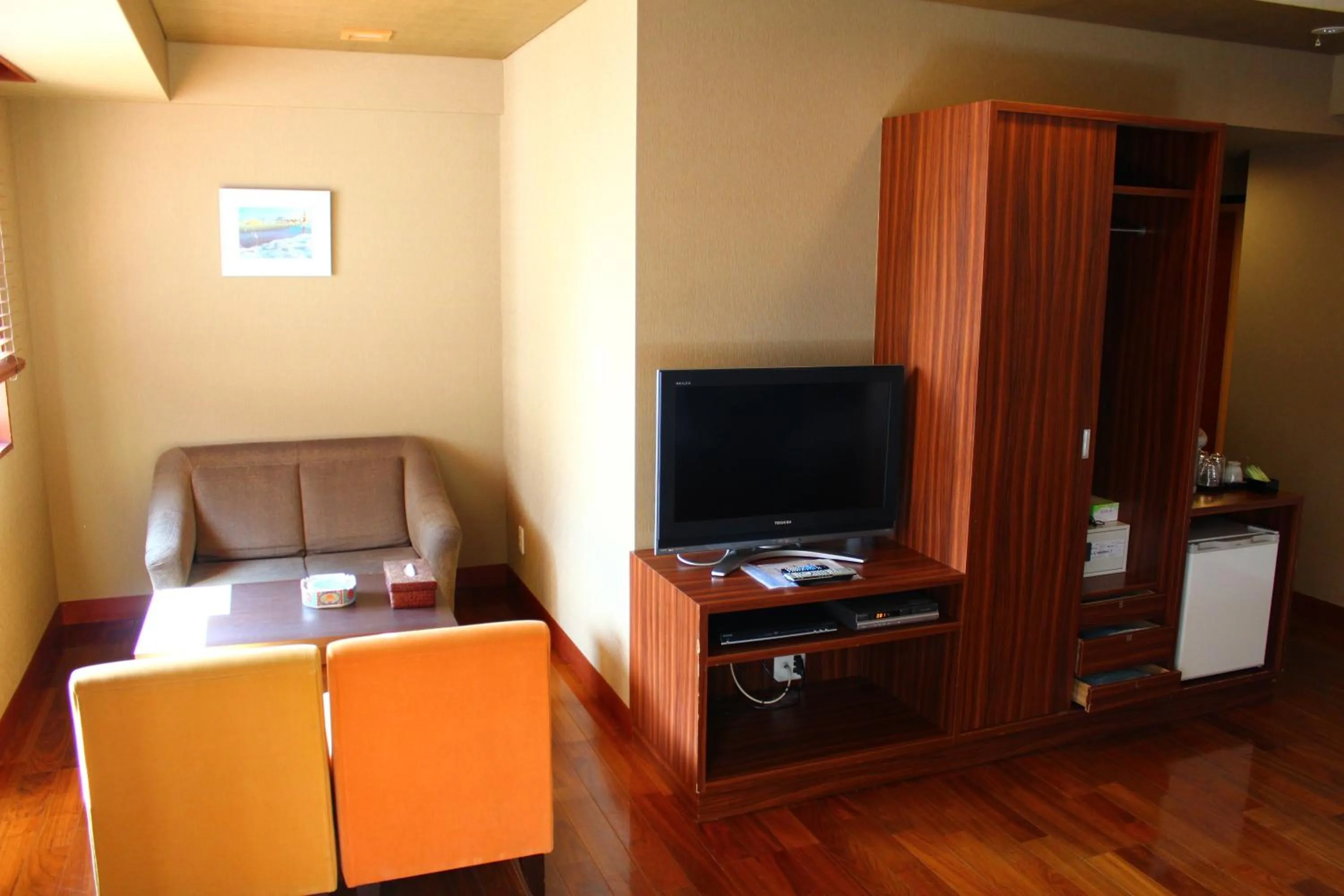 Seating area in Hotel Saika