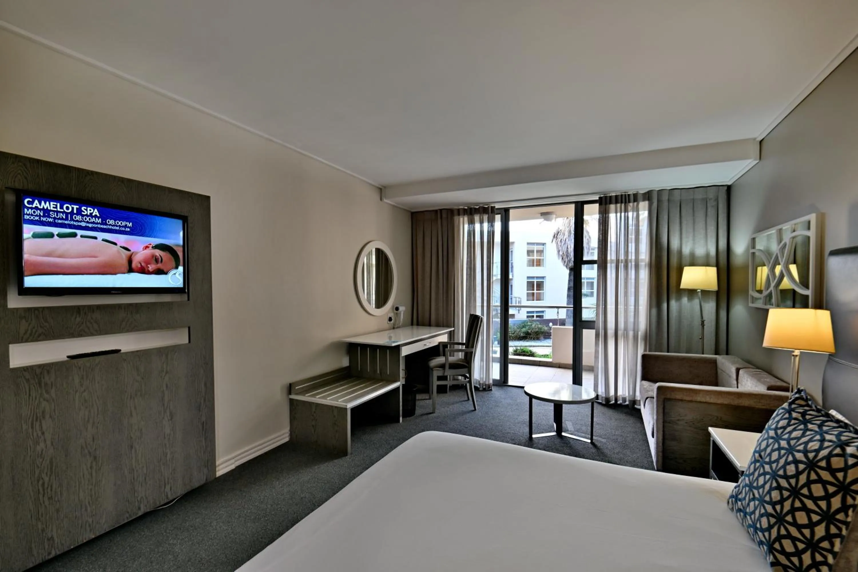 Bed in Lagoon Beach Hotel & Spa