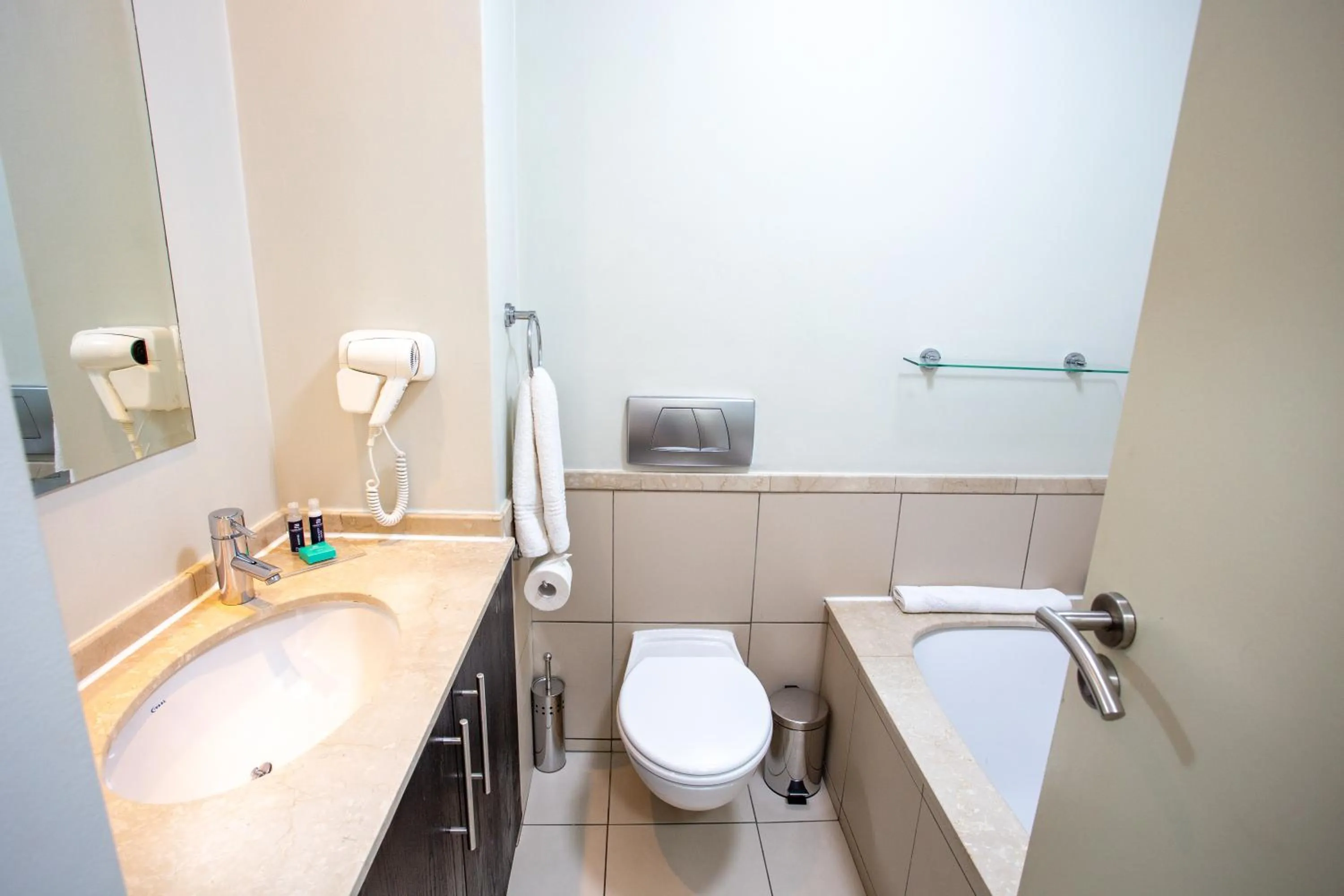 Bathroom in Lagoon Beach Hotel & Spa