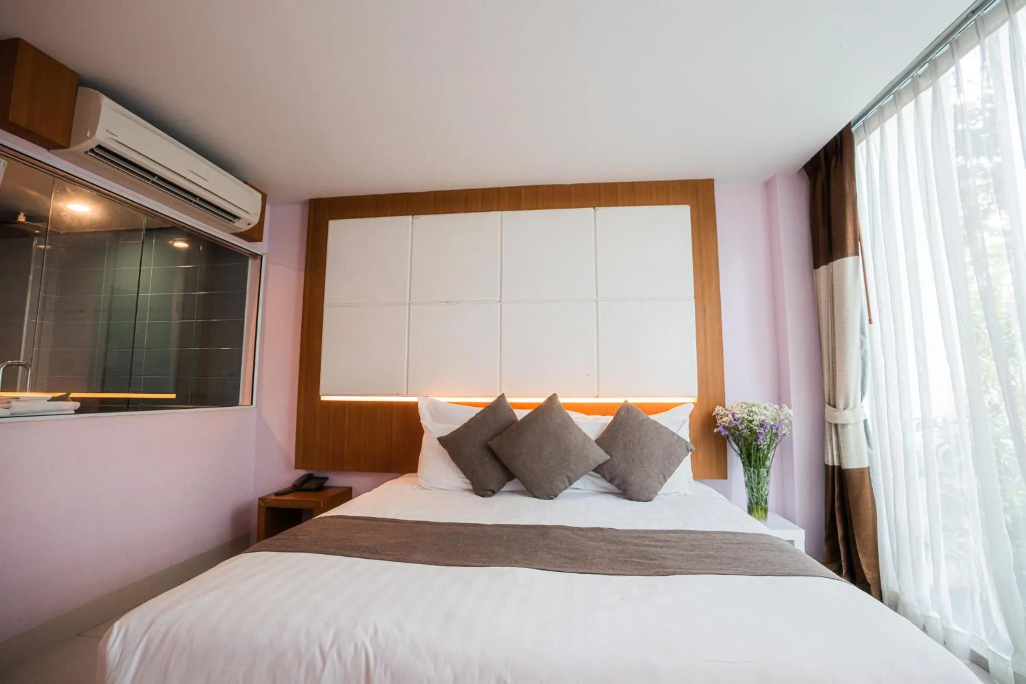 Bed in A Hotel Simply