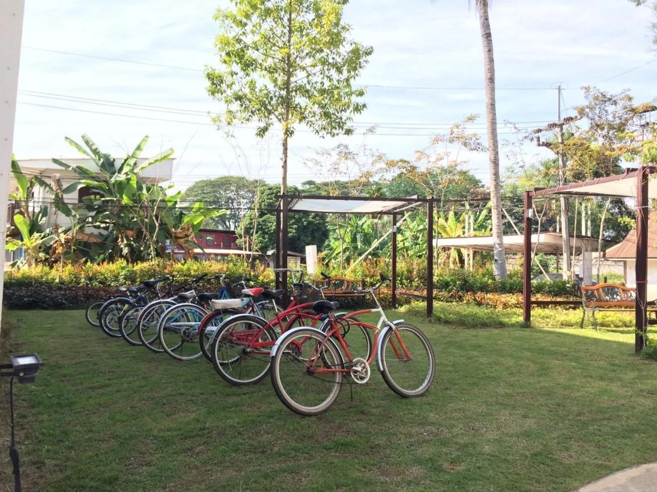 Garden view in A Hotel Simply