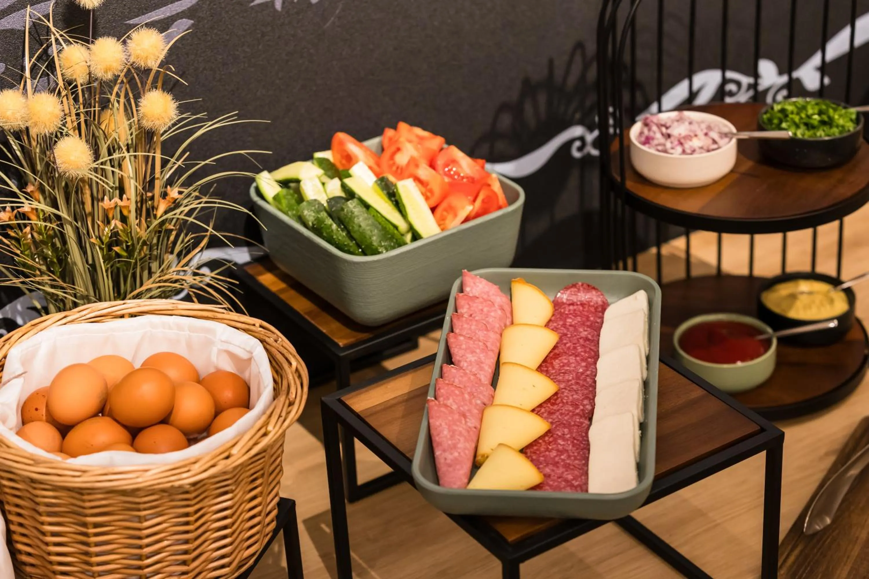 Buffet breakfast in Mercure Bucharest Cantemir