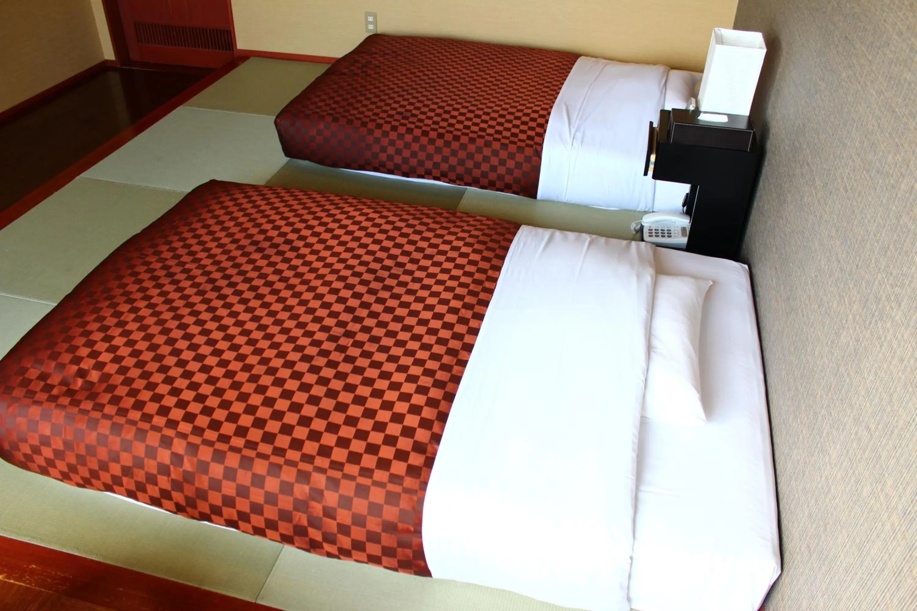 Bed in Hotel Shiosai