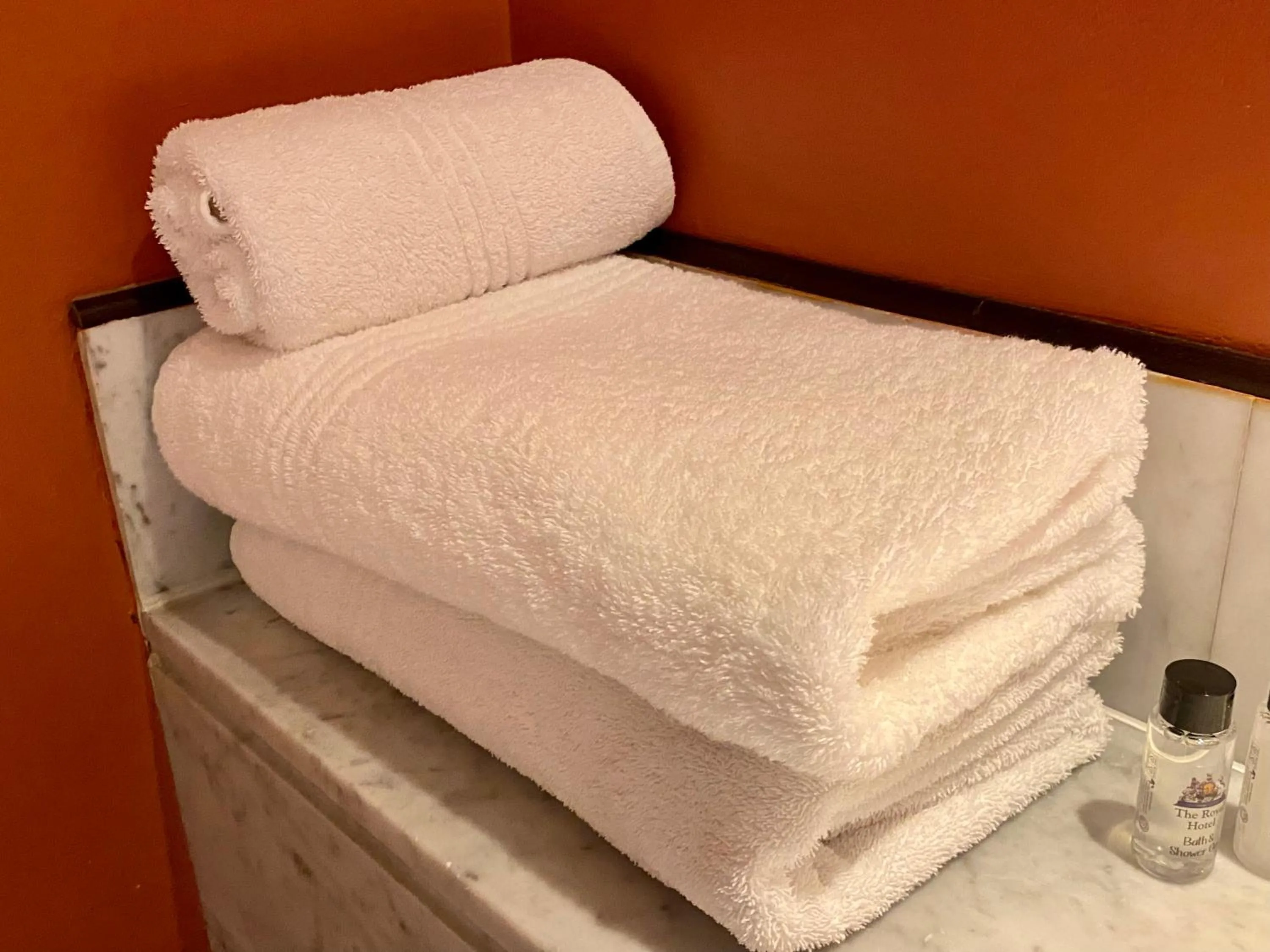 towels, Bed in The Royal Hotel by Coastlands Hotels & Resorts