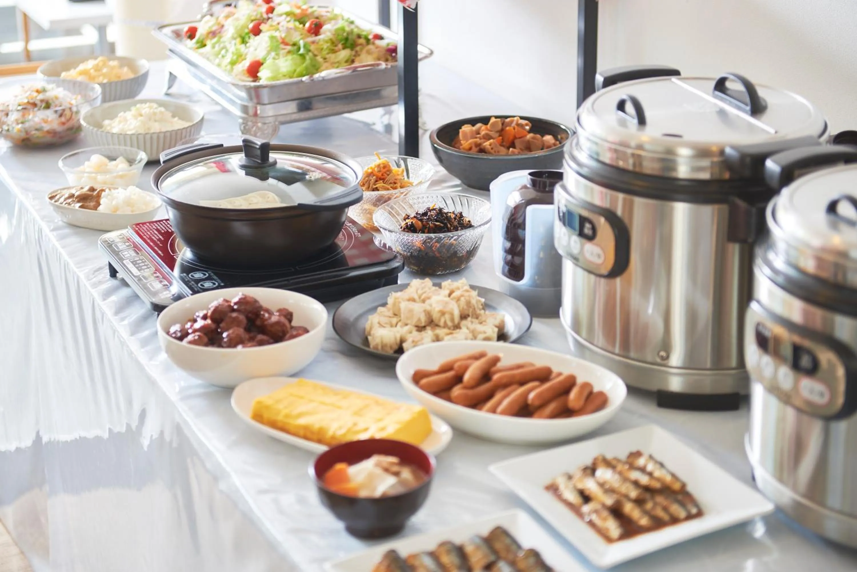 Buffet breakfast in Hotel Select Inn Sano-Ekimae