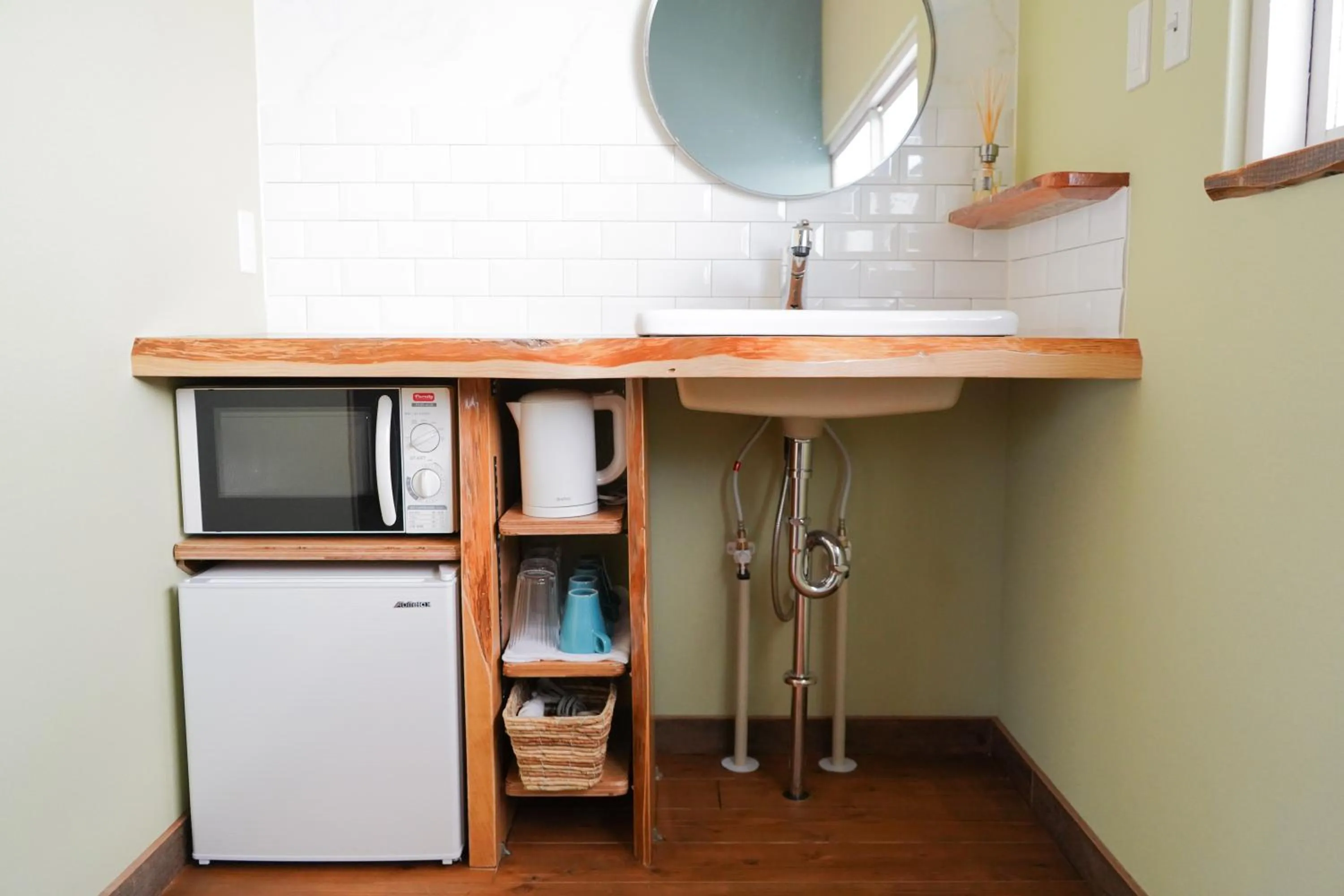 Kitchen or kitchenette in Traditional Apartment Takamatsu Guesthouse
