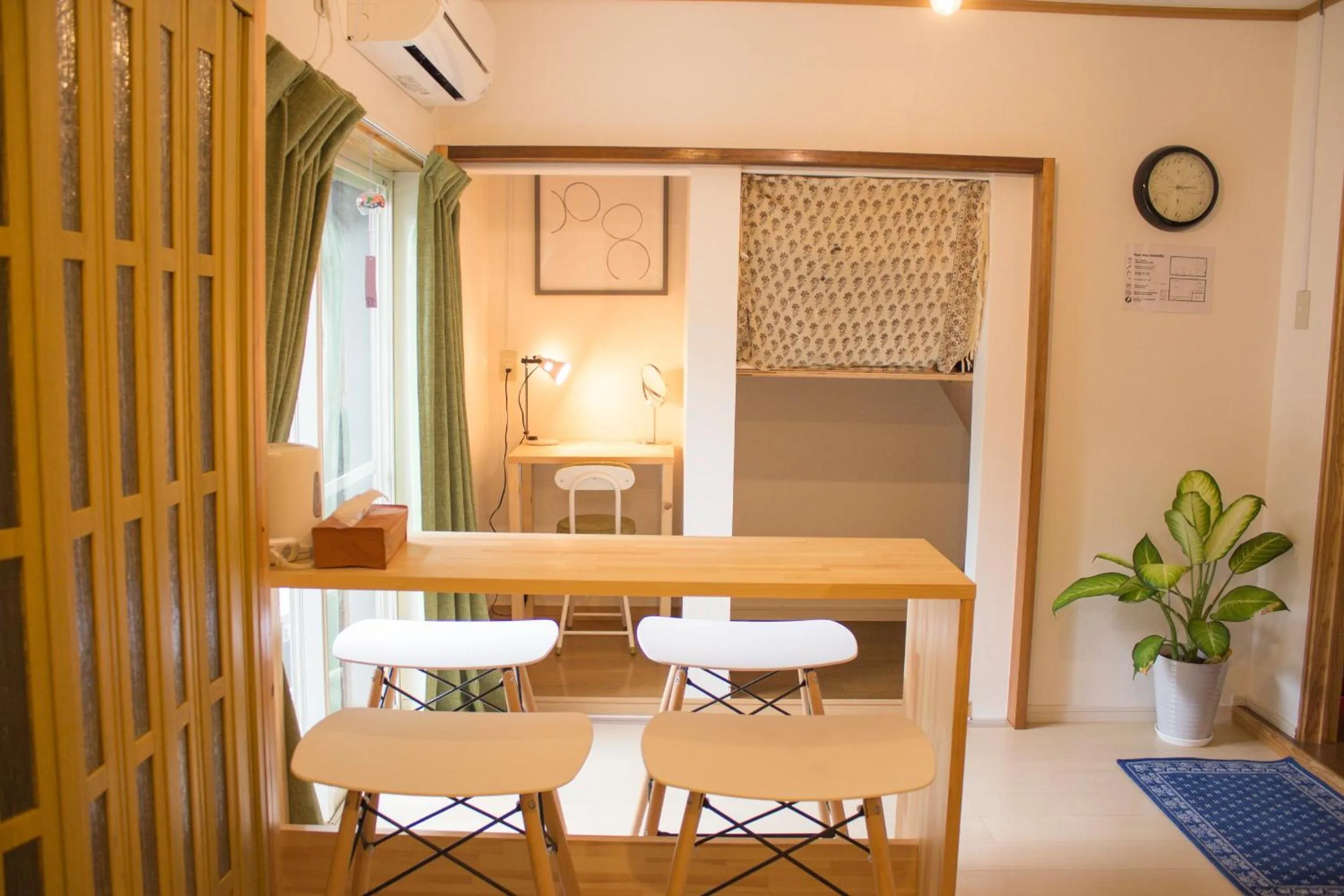 Communal lounge/ TV room in Traditional Apartment Takamatsu Guesthouse