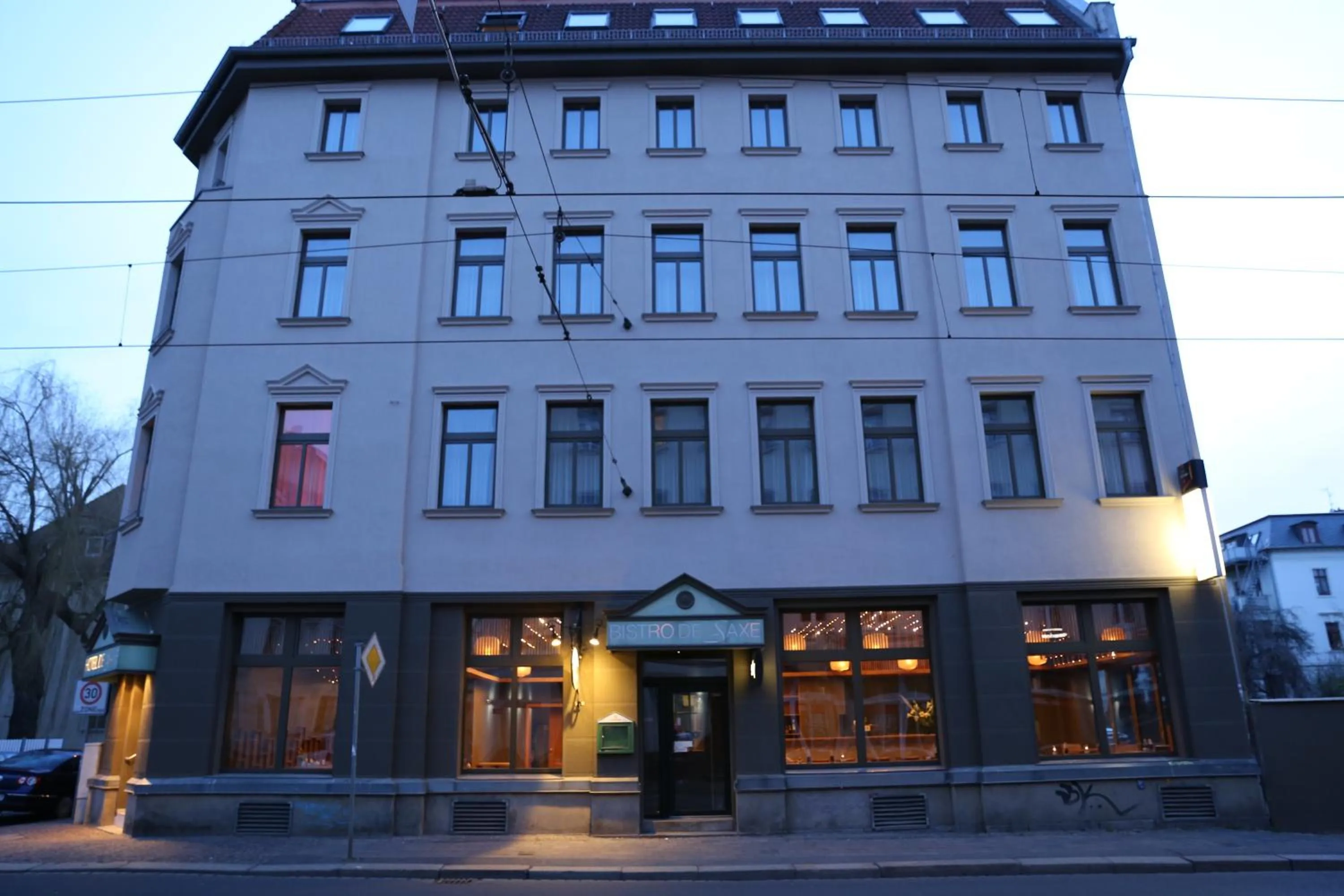Facade/entrance in Hotel de Saxe Leipzig