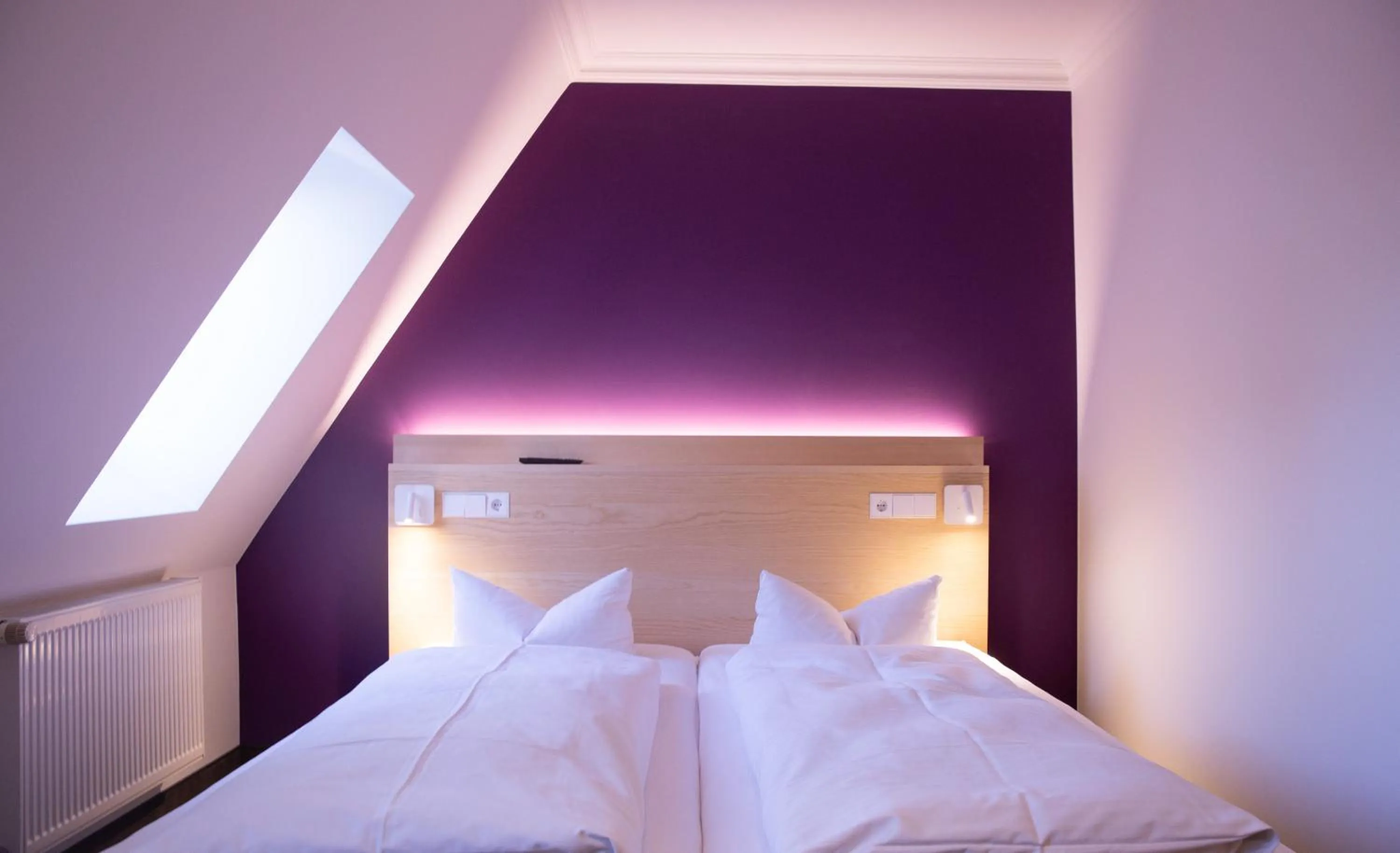 Bed in Hotel de Saxe Leipzig