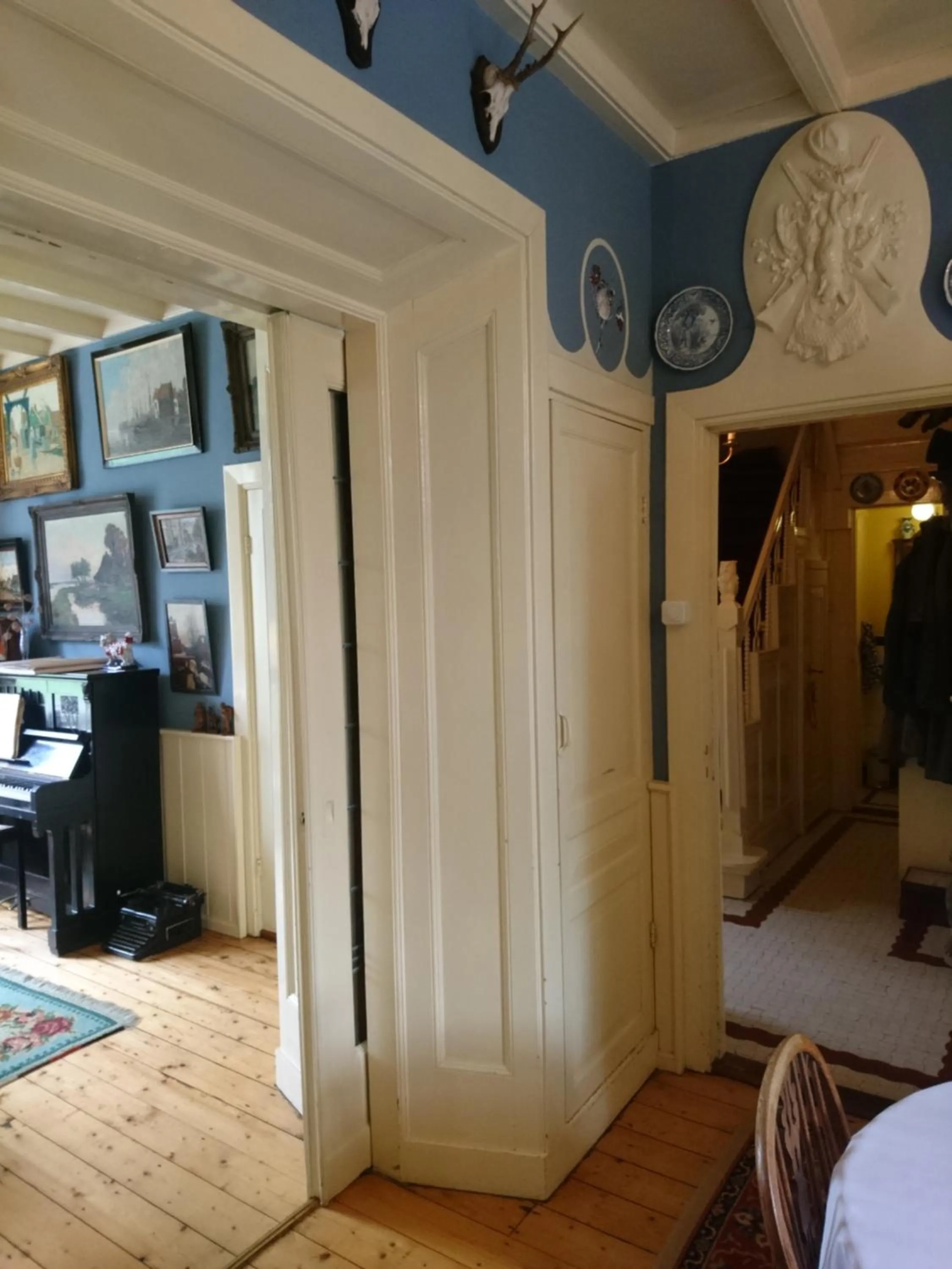 Bed in Deventer Heritage en Boutique B&B, museumhuis "De Worp", het huis met de theekoepel, logeren in authentiek historisch erfgoed