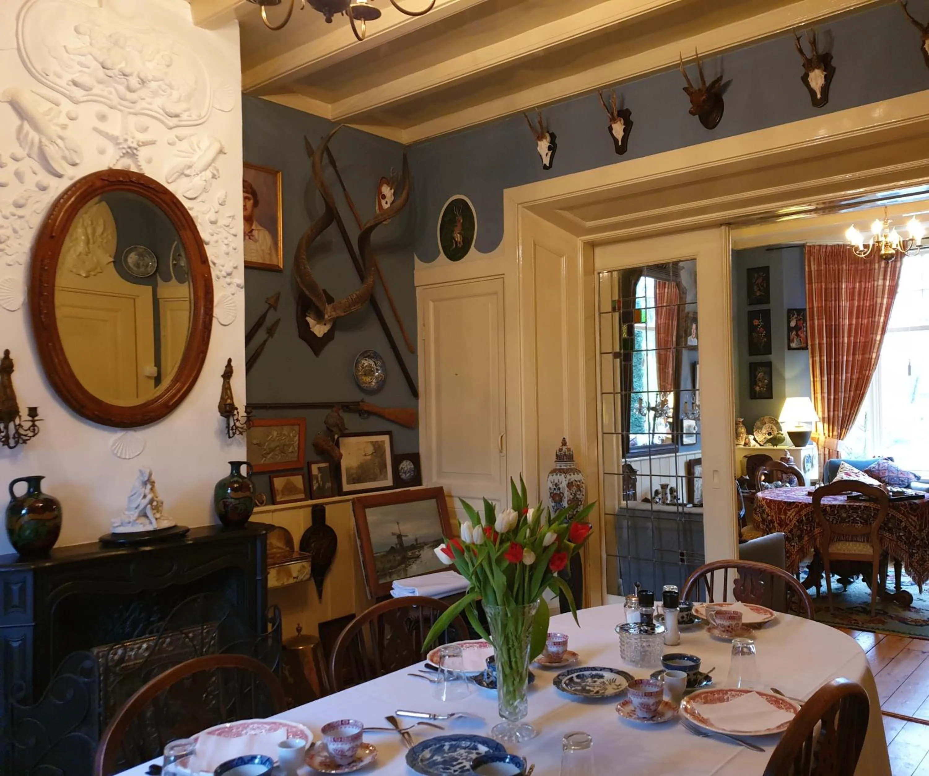Deventer Heritage en Boutique B&B, museumhuis "De Worp", het huis met de theekoepel, logeren in authentiek historisch erfgoed