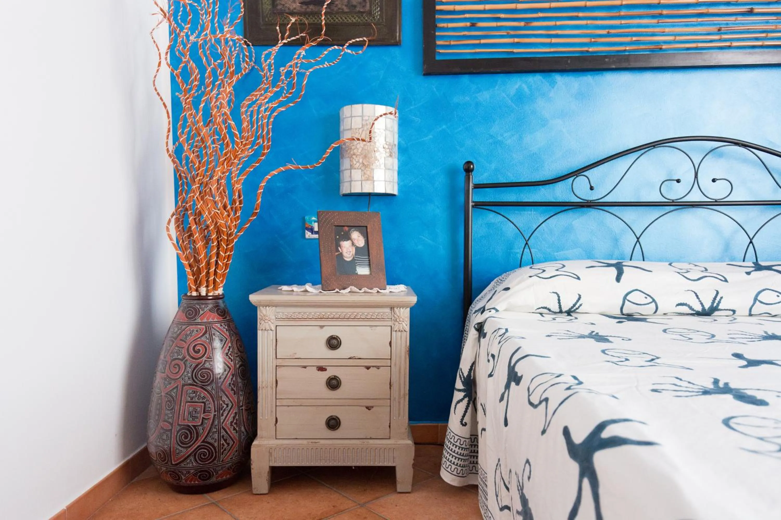 Bed in Il Pesce e il Geco