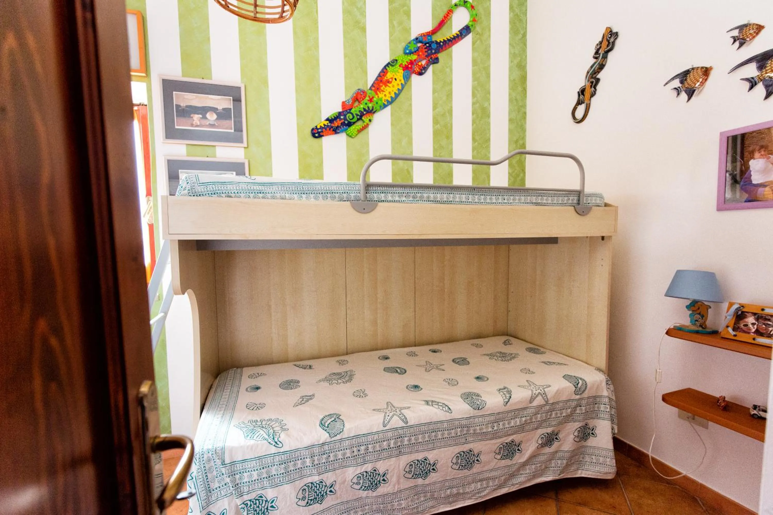 Bed in Il Pesce e il Geco