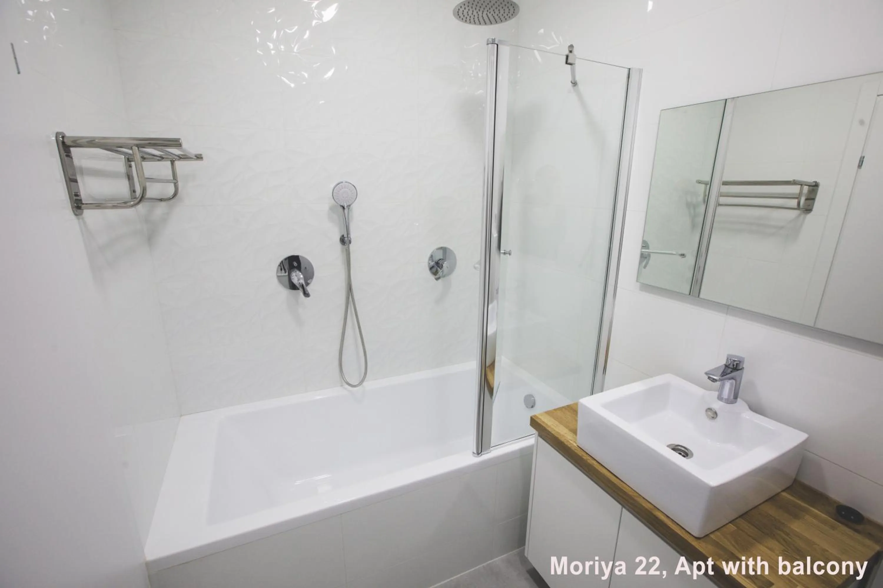 Shower in Carmel Boutique Apartments