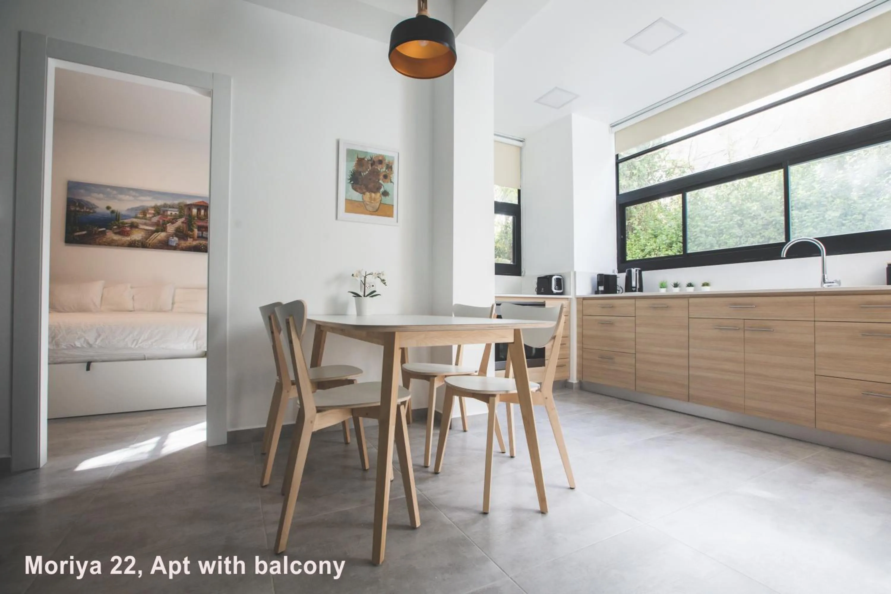 Kitchen or kitchenette in Carmel Boutique Apartments