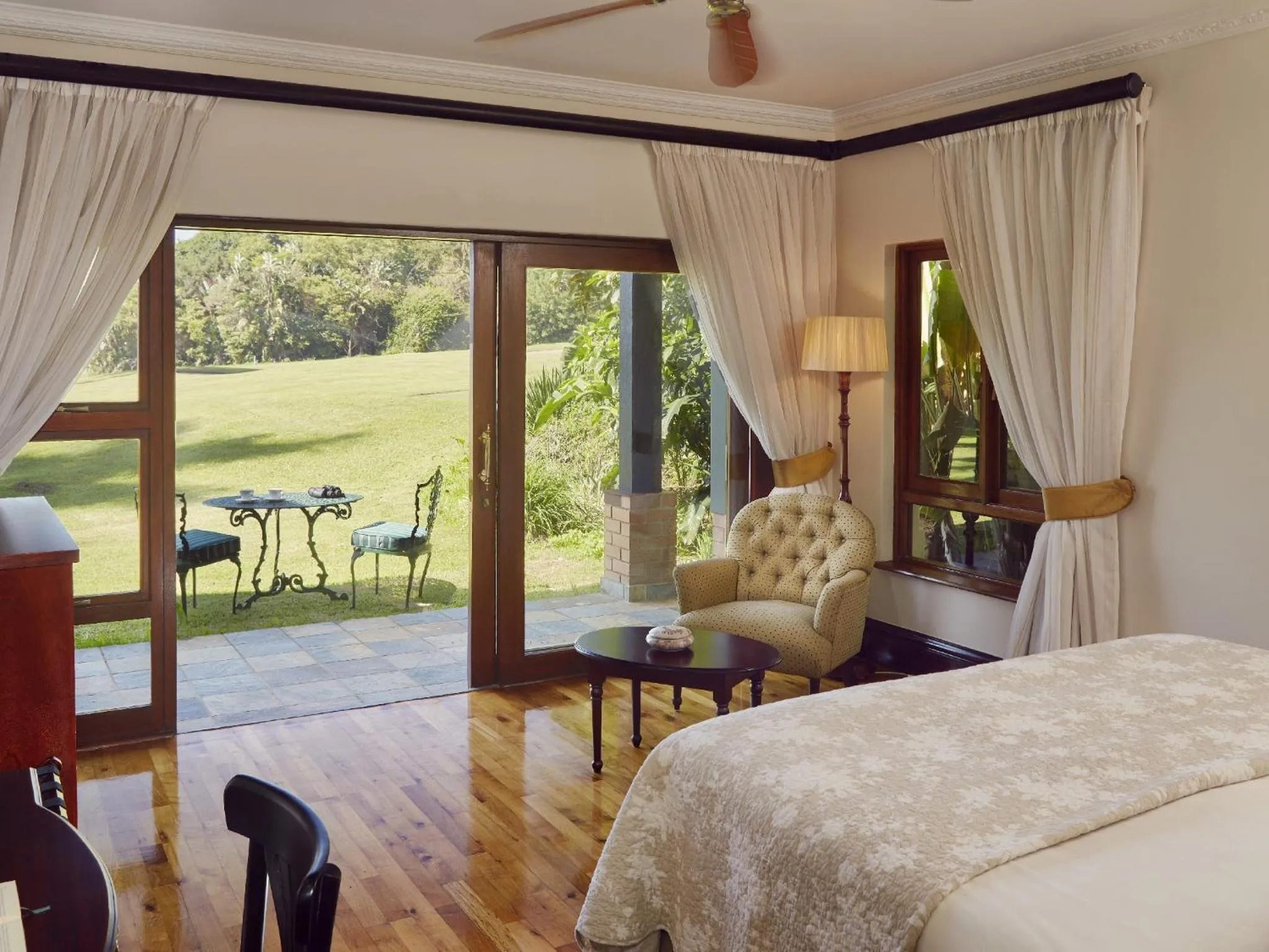 Patio, Bed in Selborne Golf Estate, Hotel & Spa