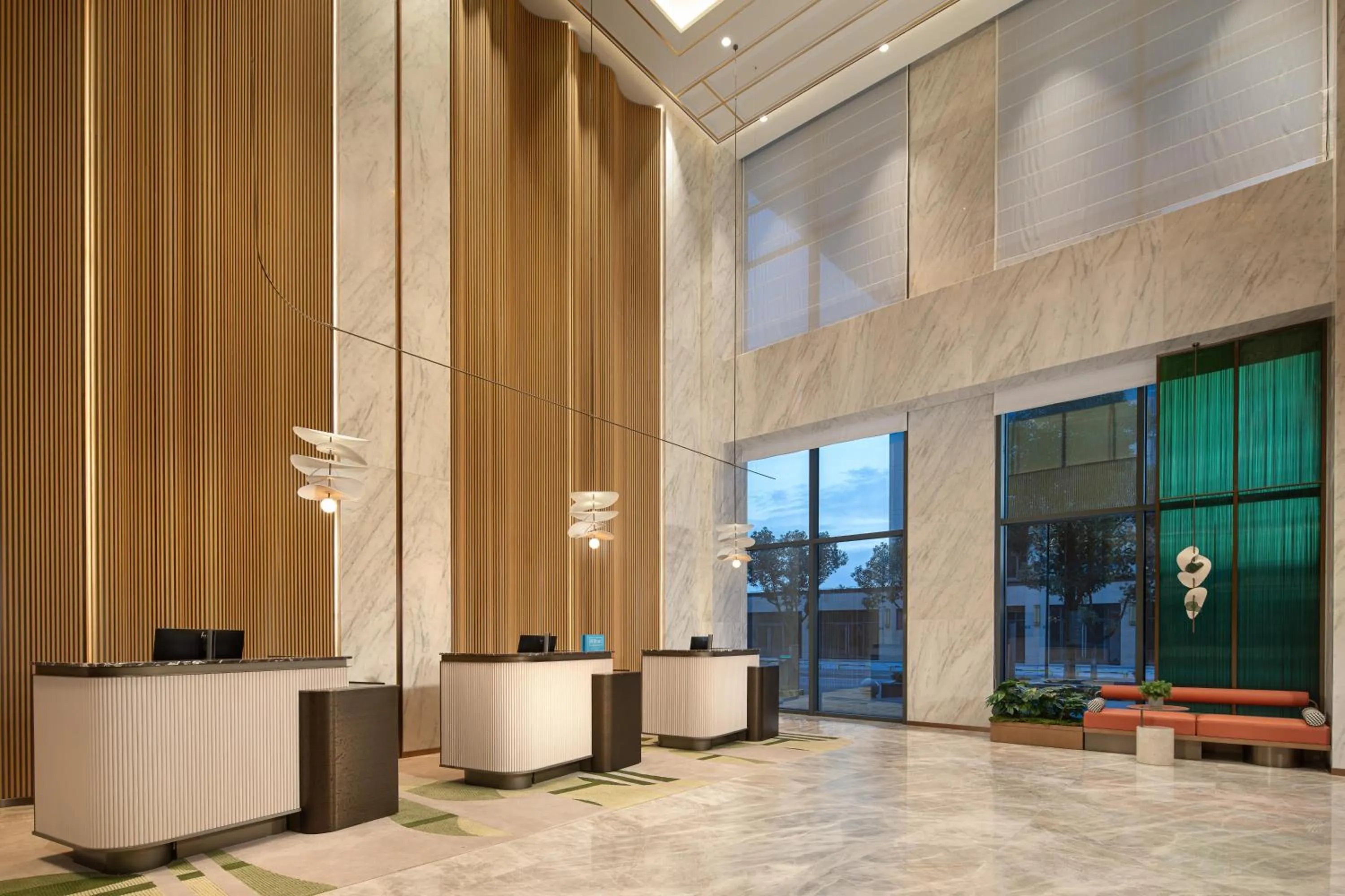 Lobby or reception in Hilton Garden Inn Shaoxing Yuecheng South