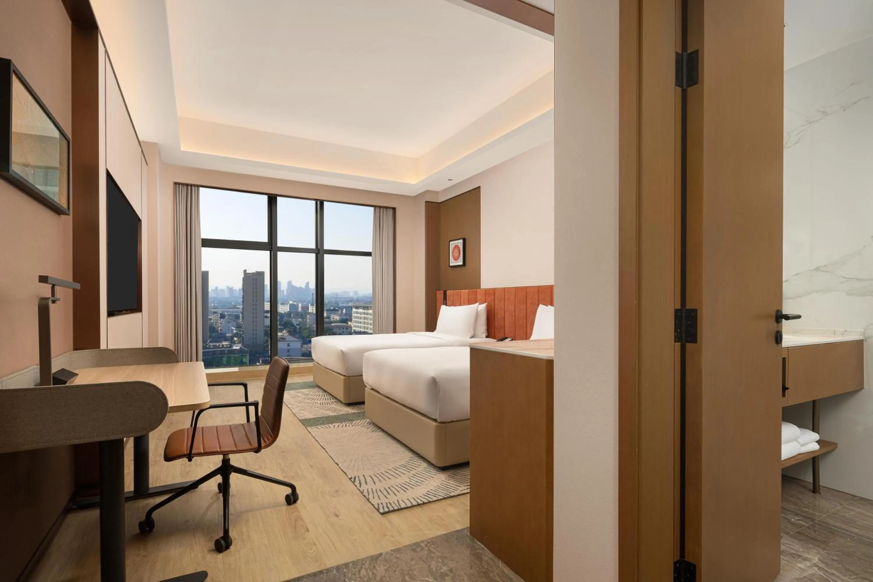 Bed in Hilton Garden Inn Shaoxing Yuecheng South