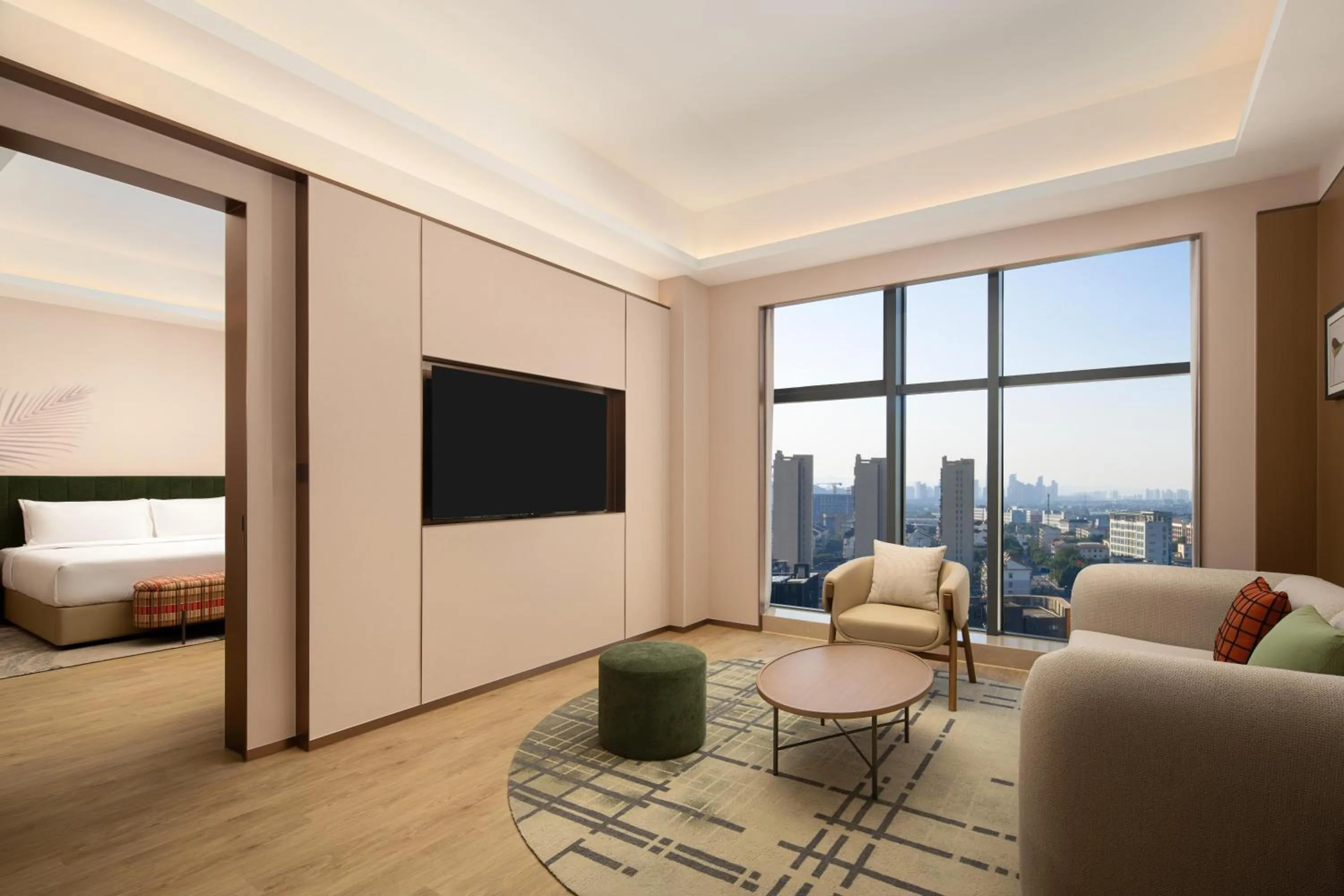 Living room in Hilton Garden Inn Shaoxing Yuecheng South