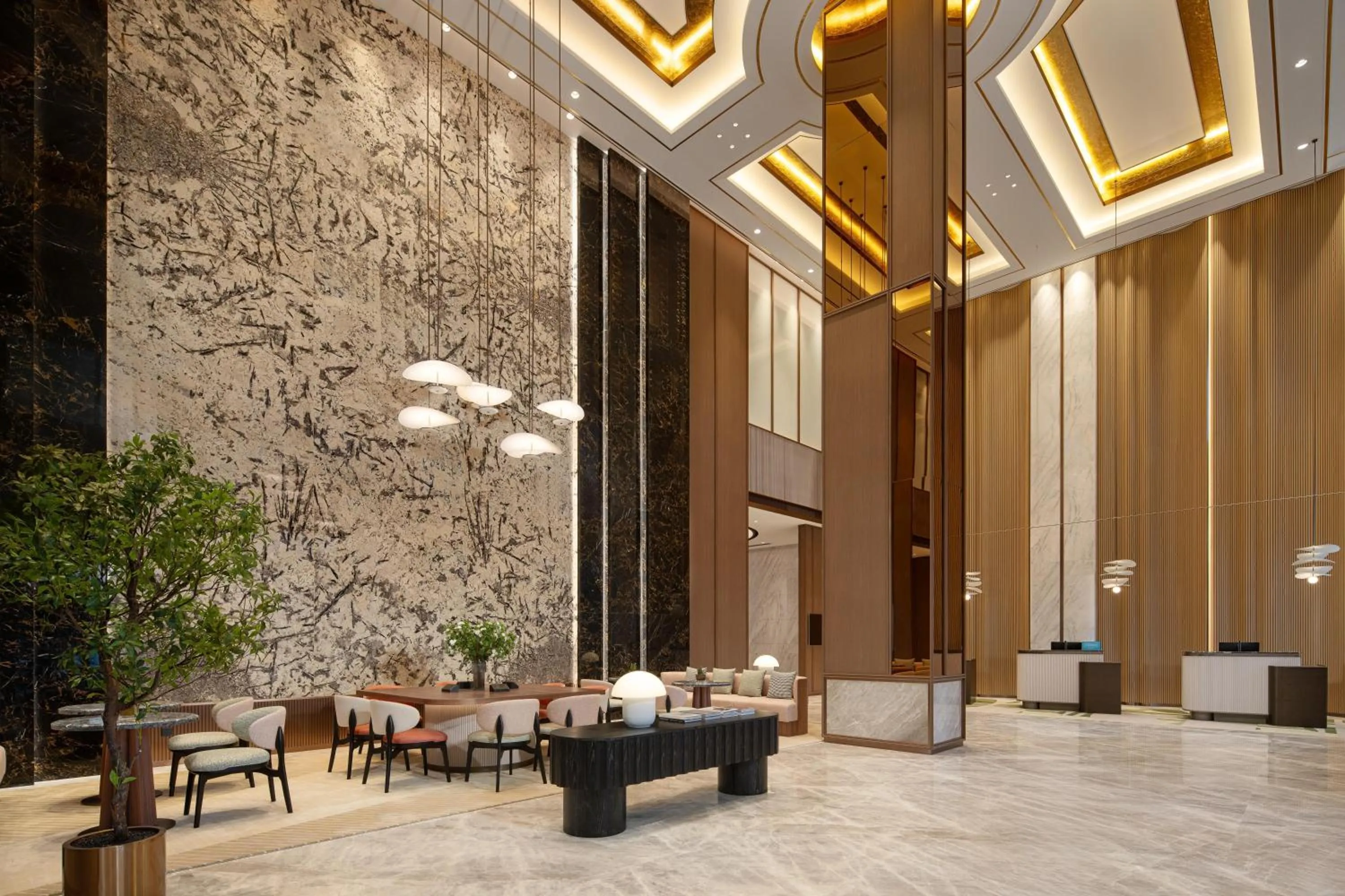Lobby or reception in Hilton Garden Inn Shaoxing Yuecheng South