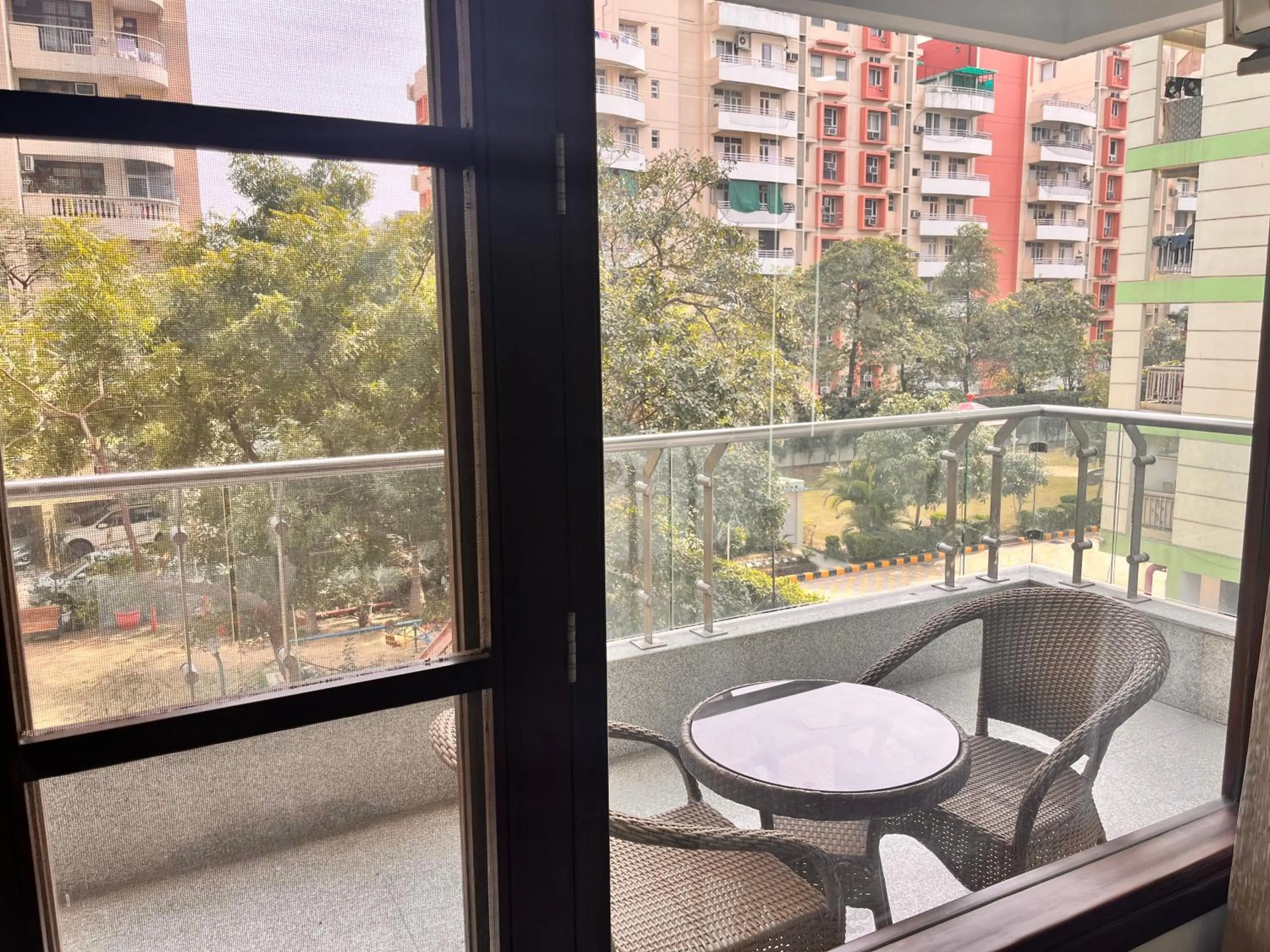 Balcony/Terrace in Gazebo Inn & Suites Medanta