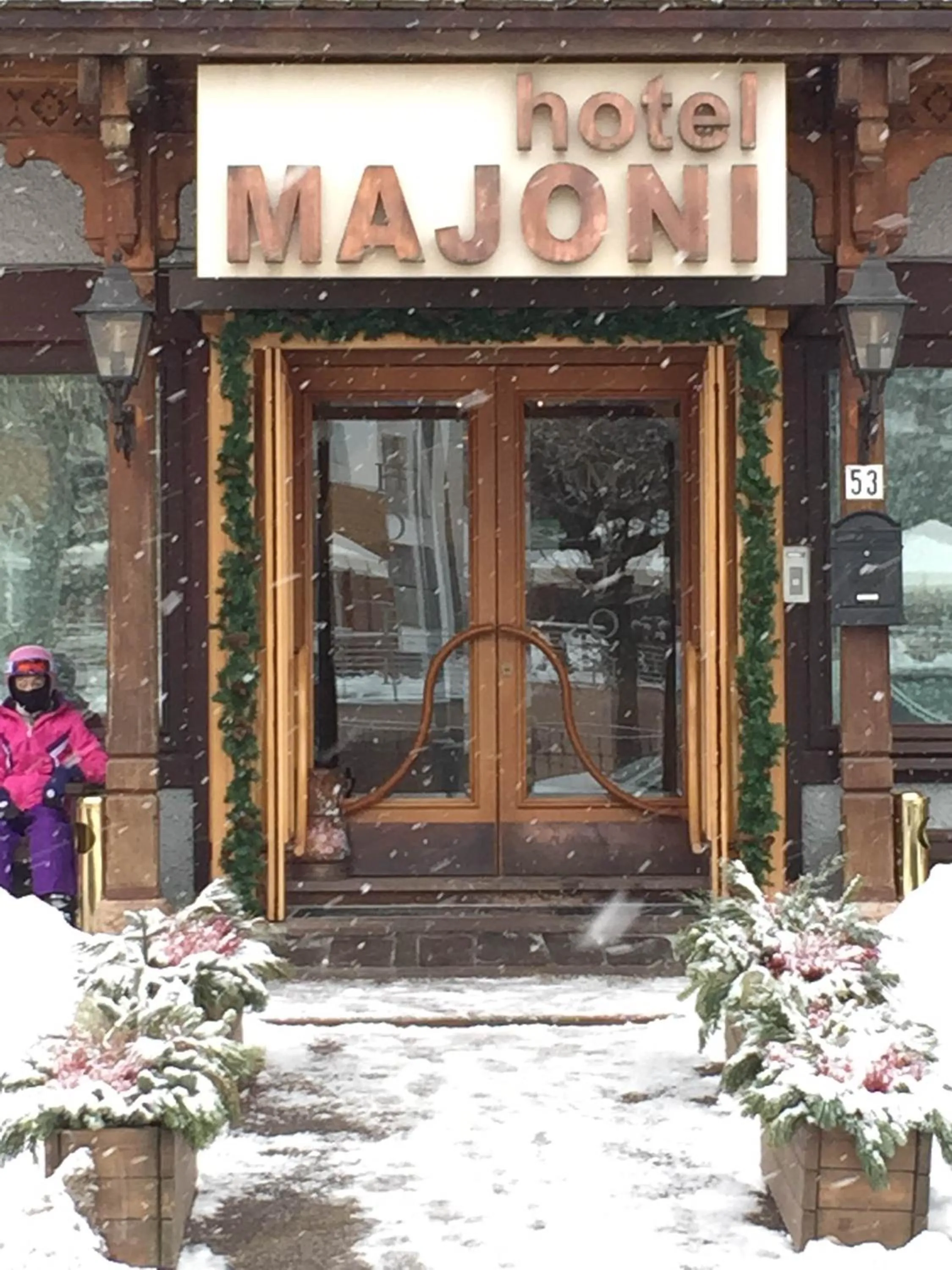 Facade/entrance in Hotel Majoni