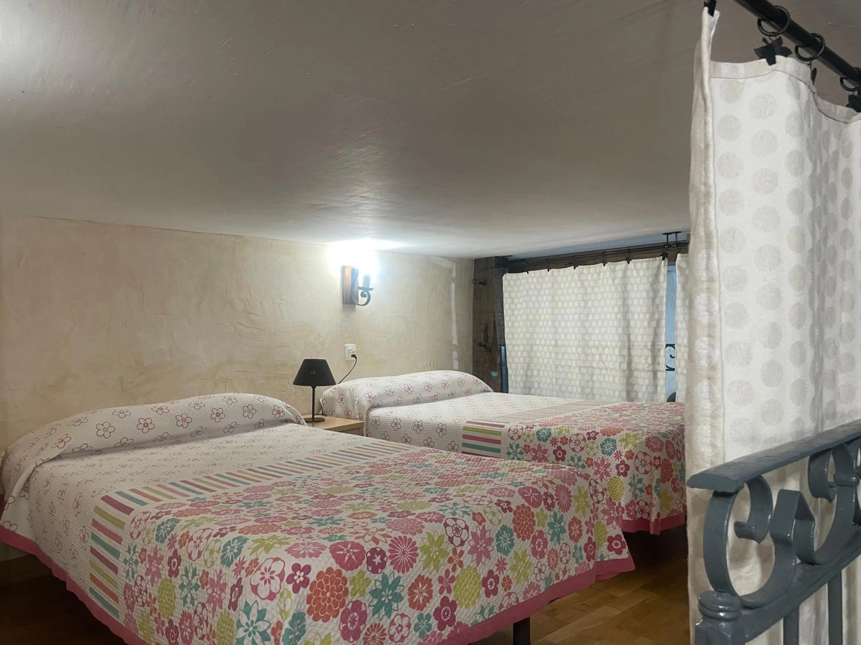 Bed in Casa Rural "La Bardena Blanca I "