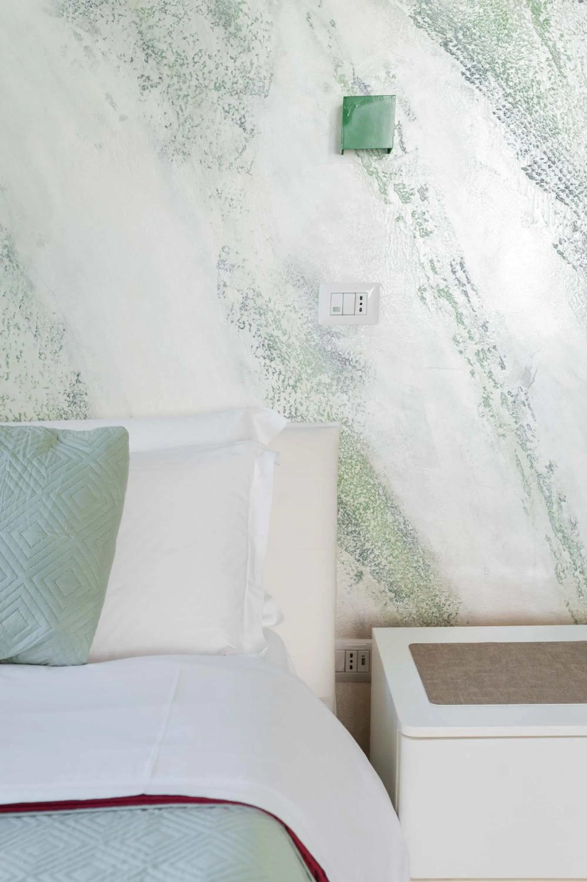 Decorative detail, Bed in Rione Monti Suites