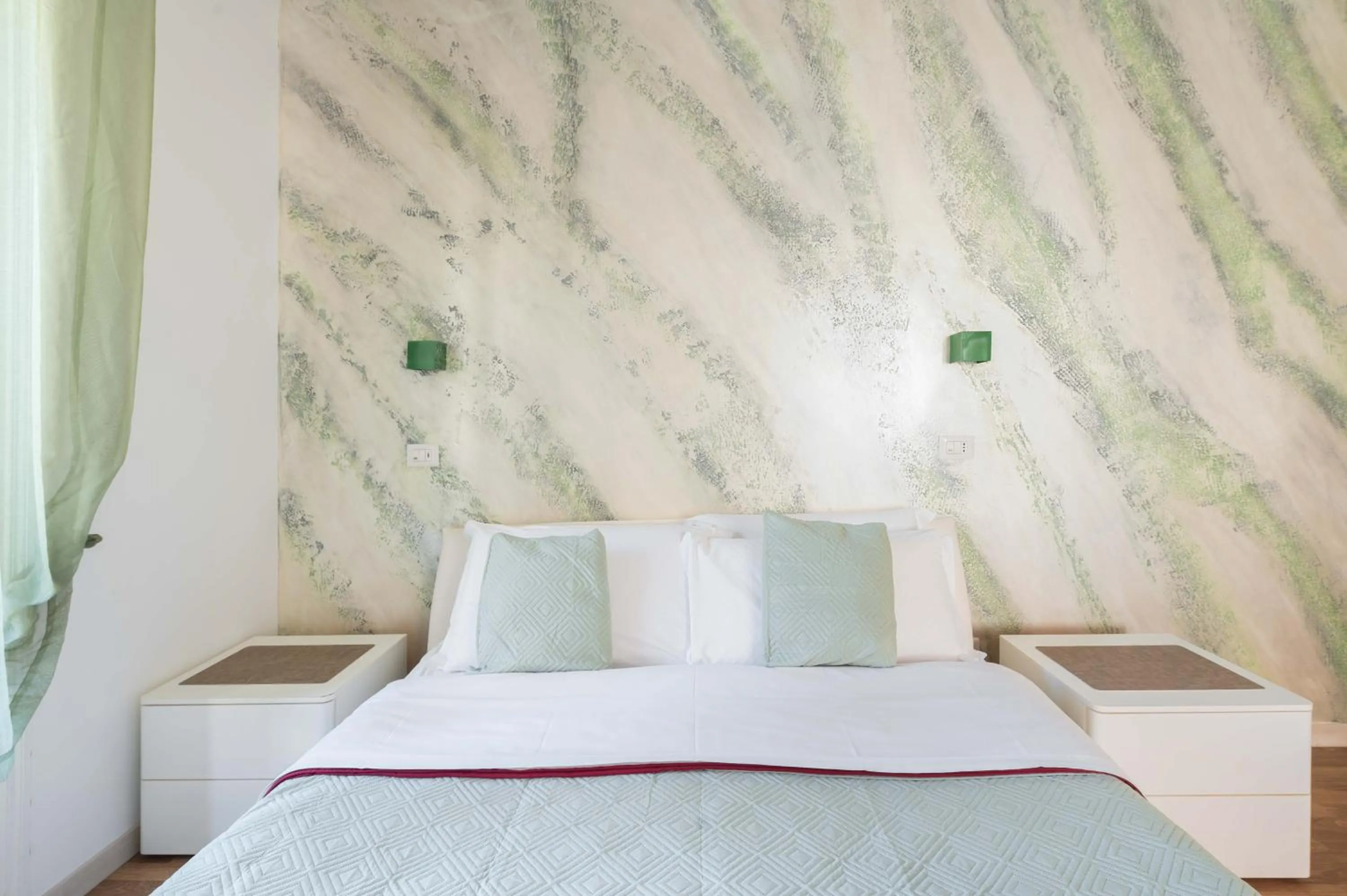 Decorative detail, Bed in Rione Monti Suites