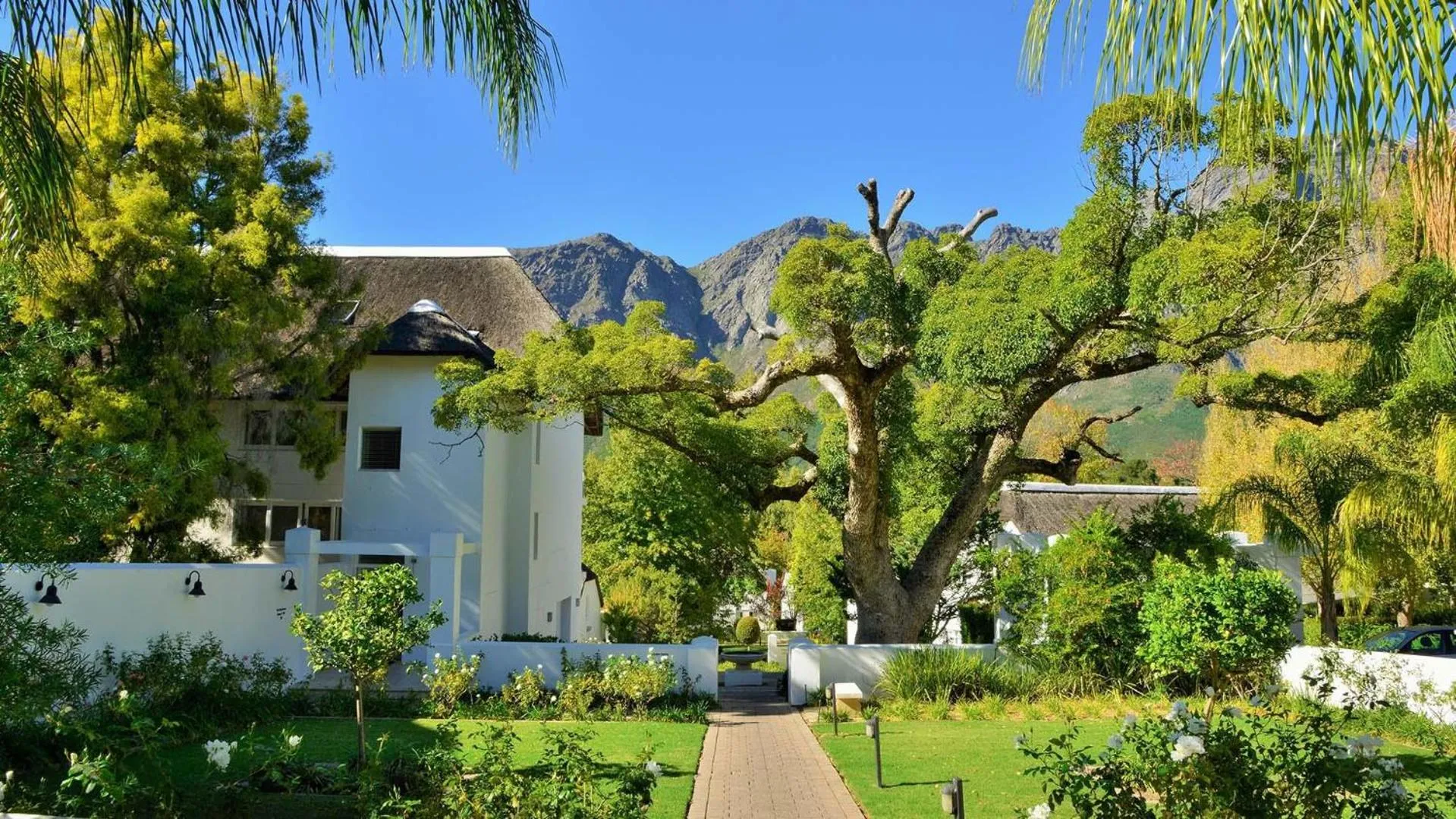 Property building in Le Franschhoek Hotel & Spa by Dream Resorts