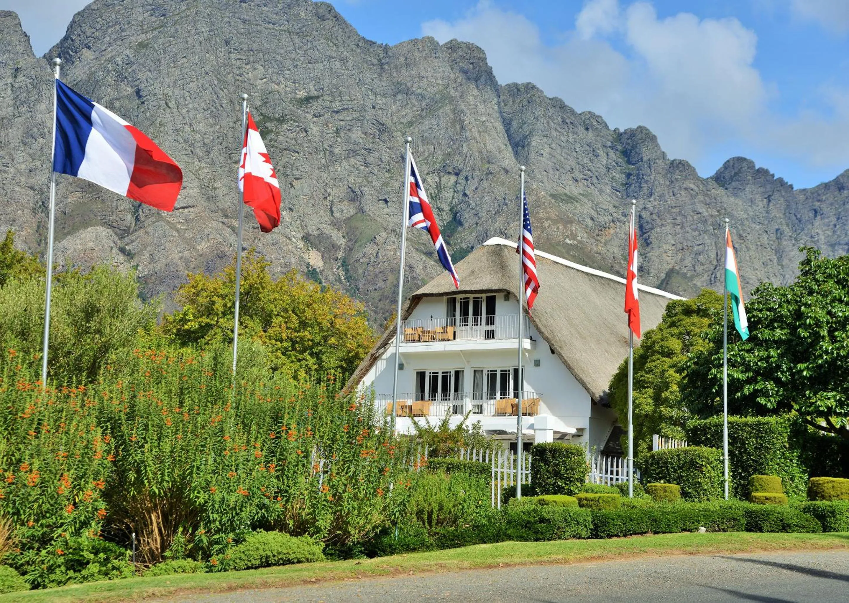 Property building in Le Franschhoek Hotel & Spa by Dream Resorts