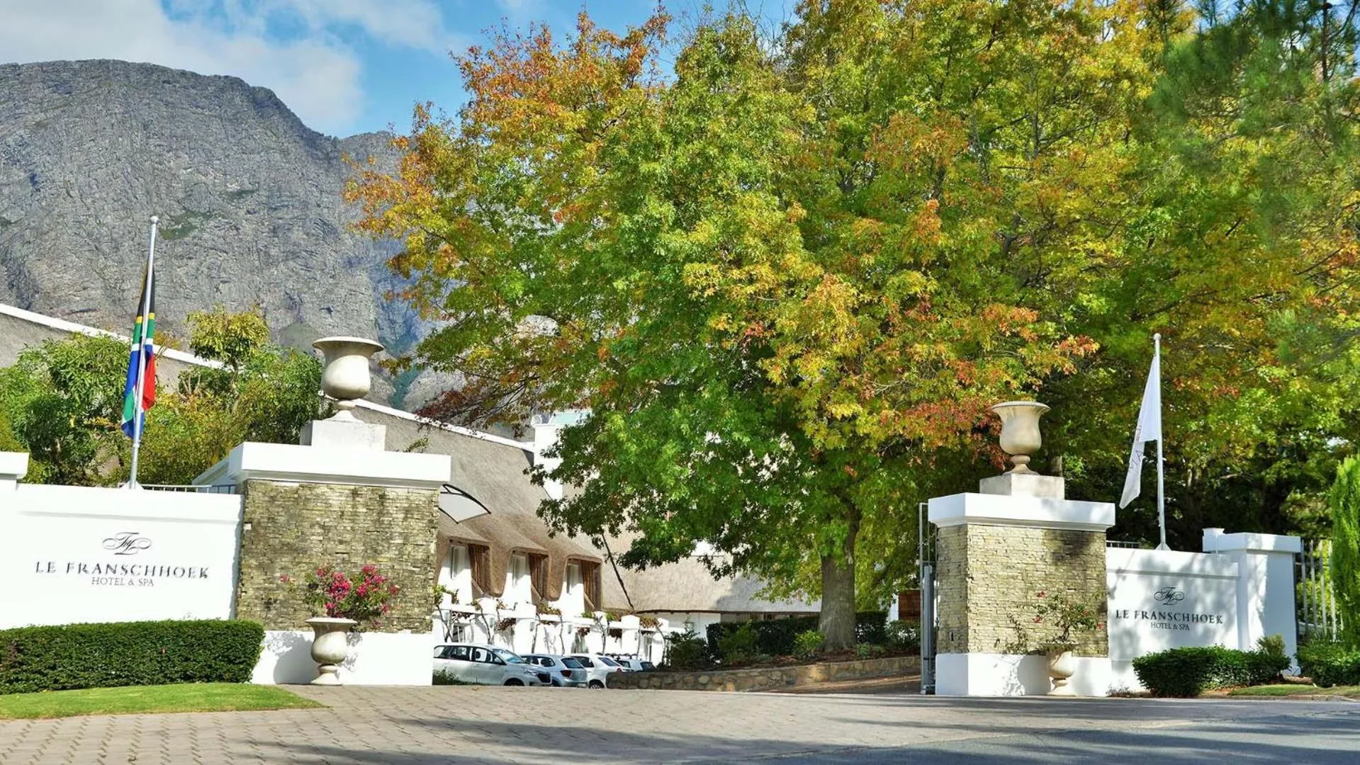 Property building in Le Franschhoek Hotel & Spa by Dream Resorts