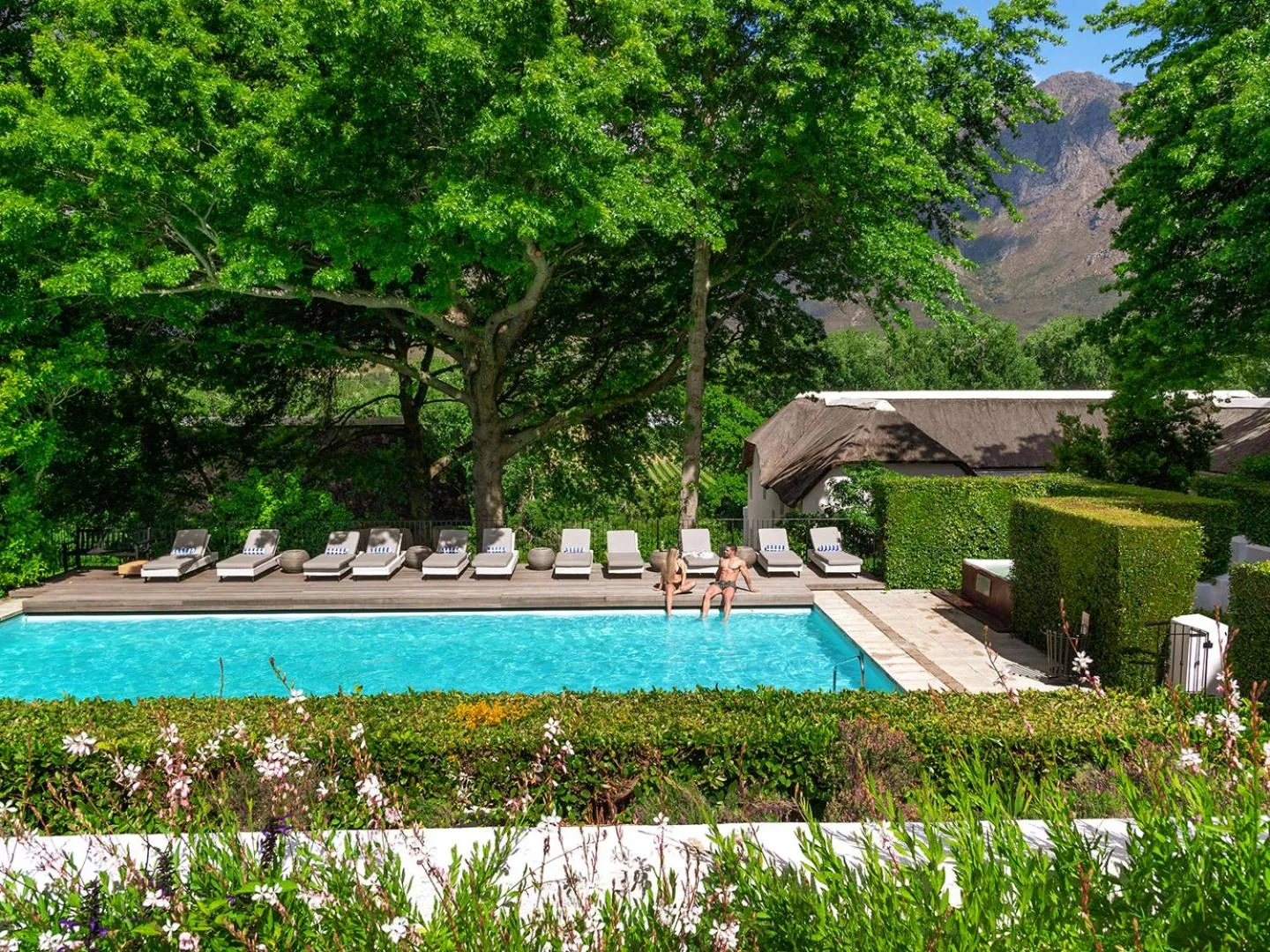 Swimming pool in Le Franschhoek Hotel & Spa by Dream Resorts