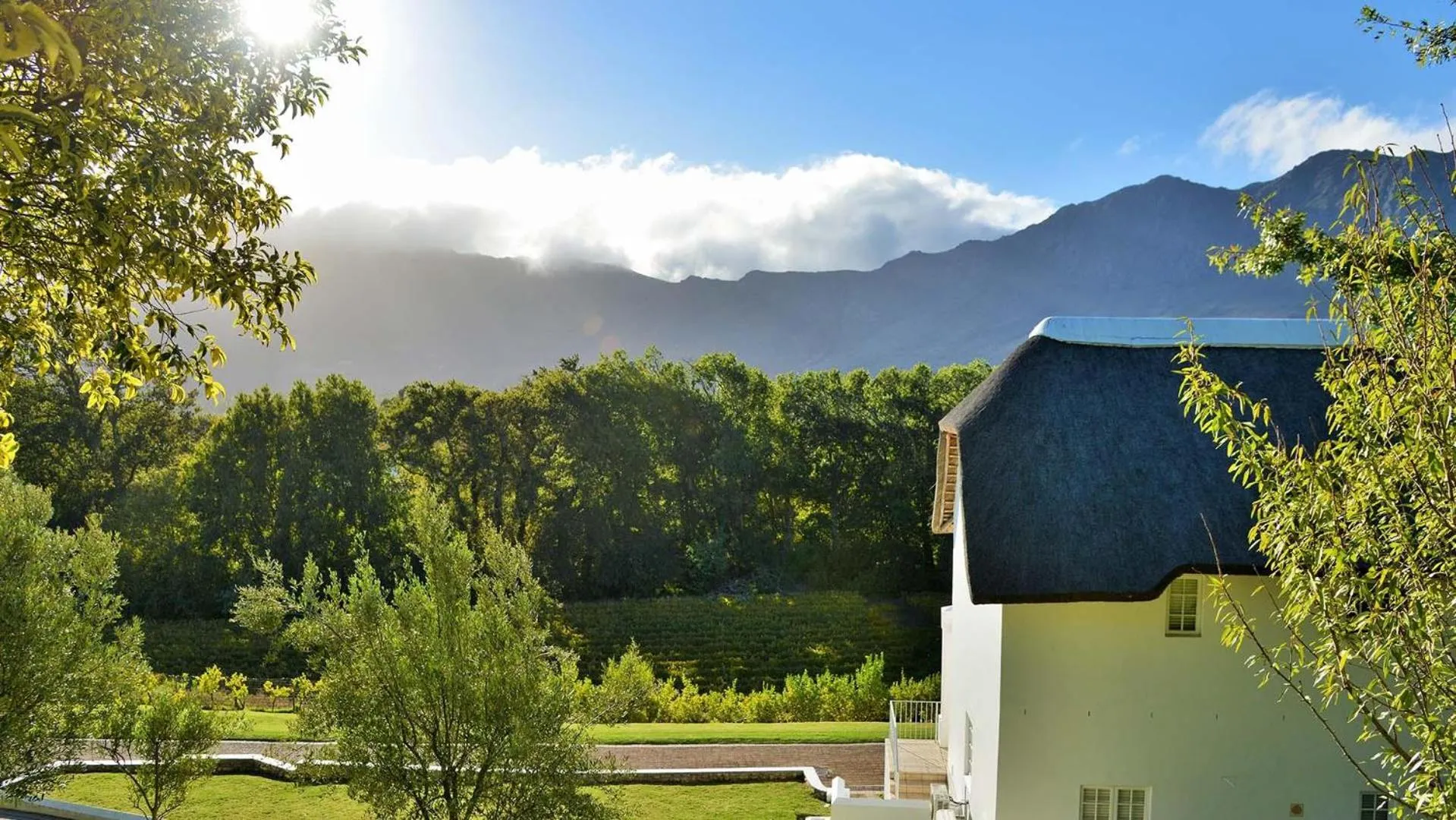 Property building in Le Franschhoek Hotel & Spa by Dream Resorts