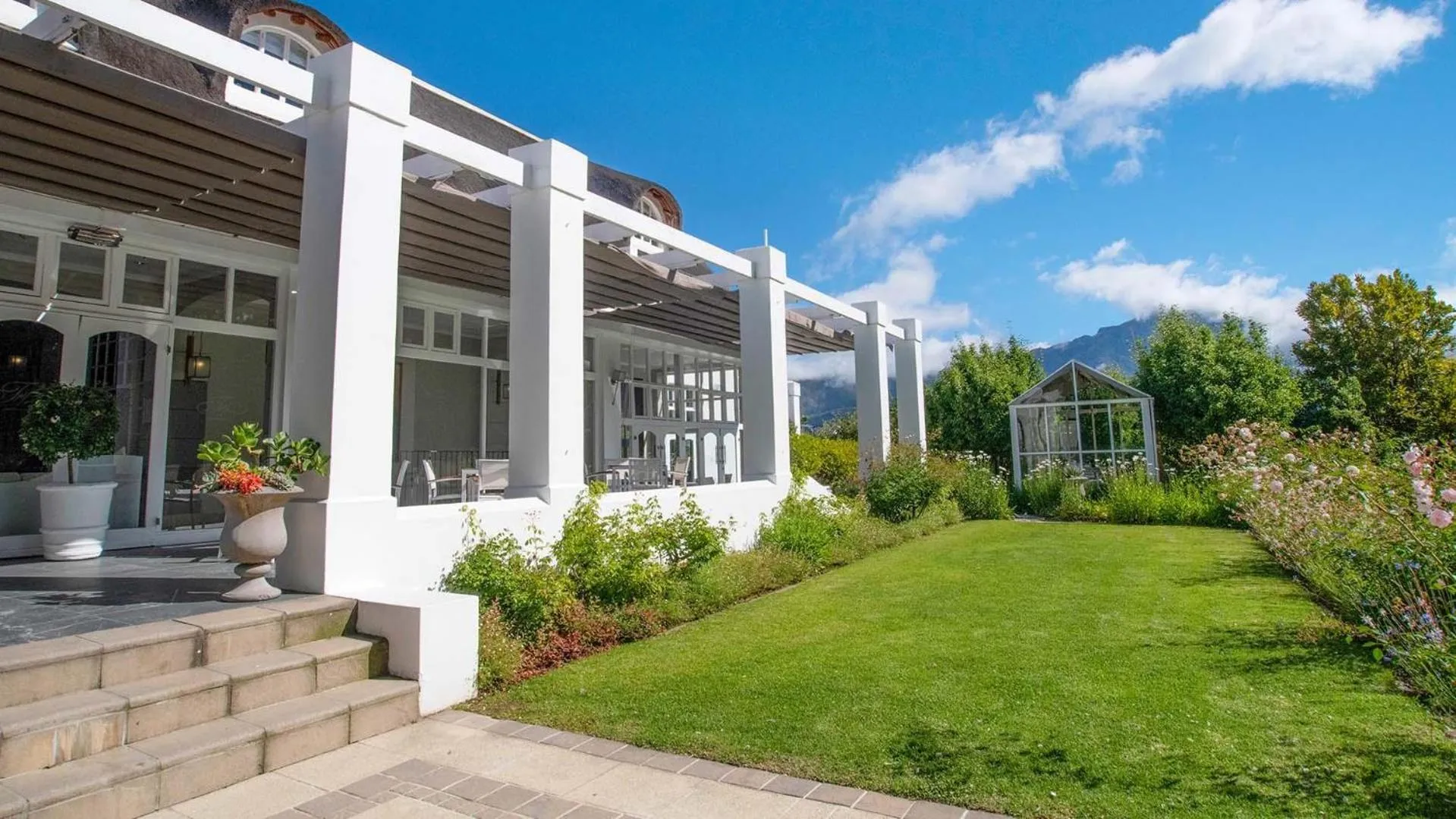 Property building in Le Franschhoek Hotel & Spa by Dream Resorts
