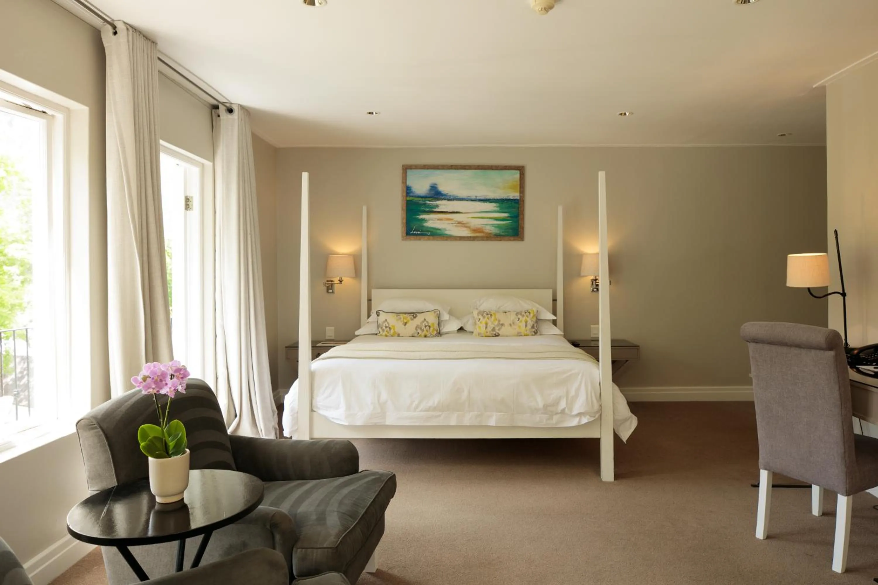 Bed in Le Franschhoek Hotel & Spa by Dream Resorts
