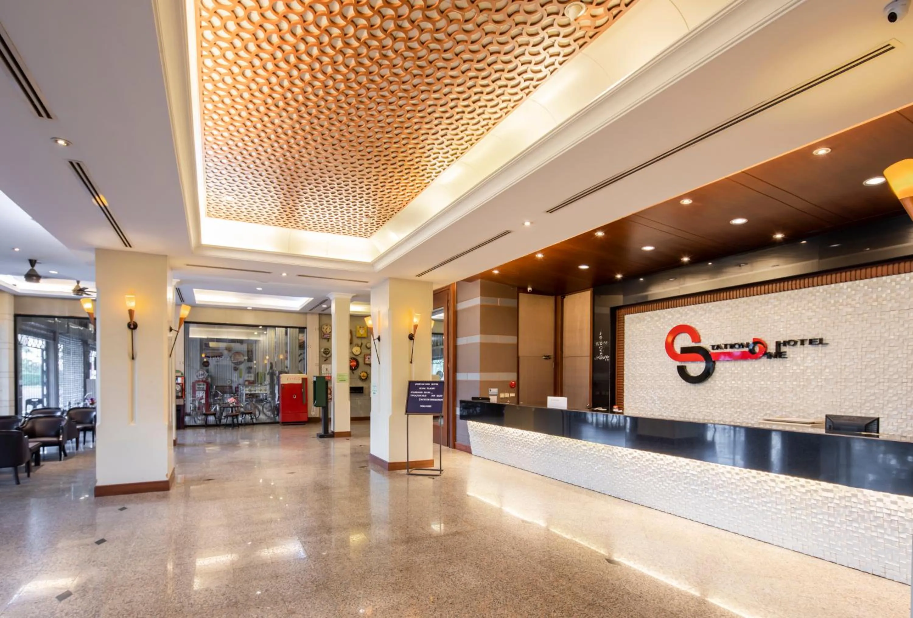 Lobby or reception in Station ONE Hotel - Aranyaprateth