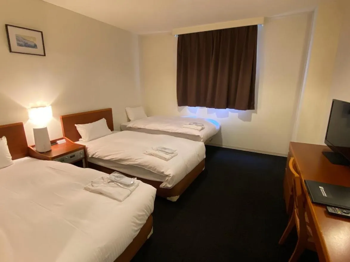 Bed in Blue Port Hotel Kitakyushu Airport