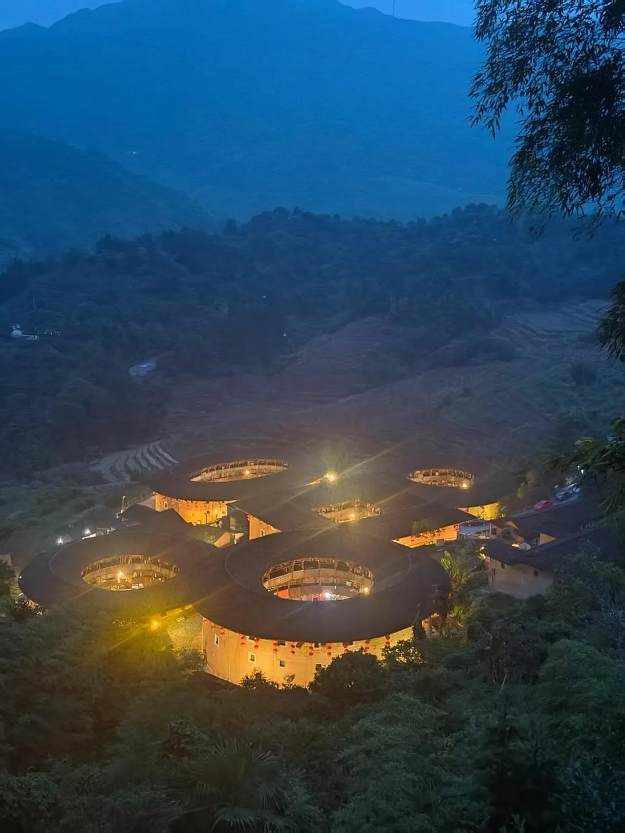 Natural landscape in Tulou Herongzhuang Inn