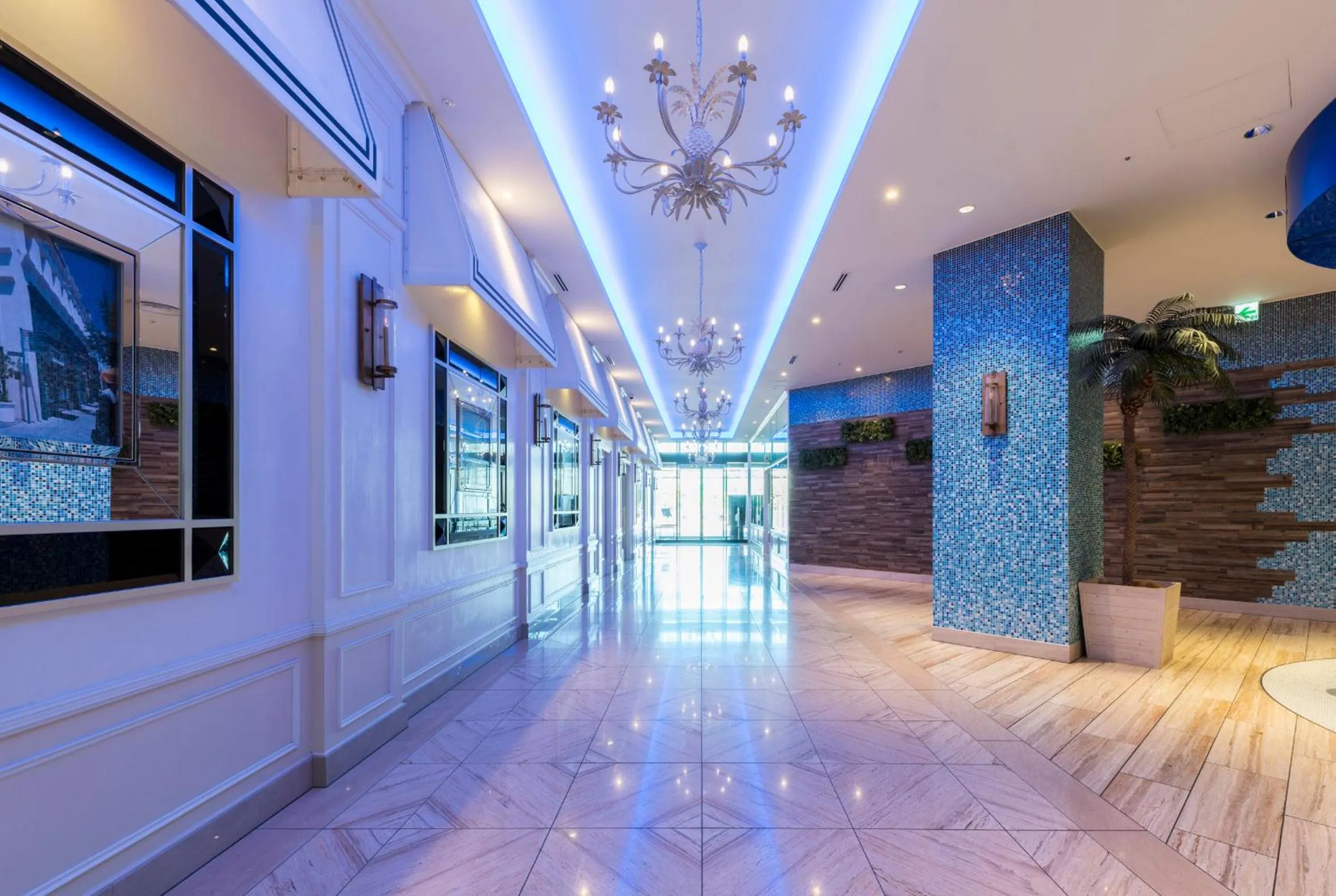 Lobby or reception in The Park Front Hotel at Universal Studios Japan