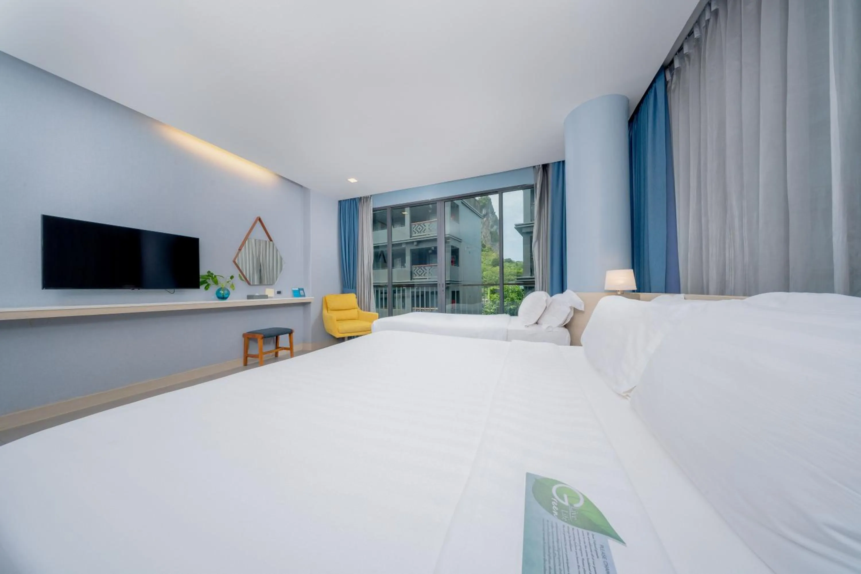 Bed in BlueSotel Krabi AoNang Beach