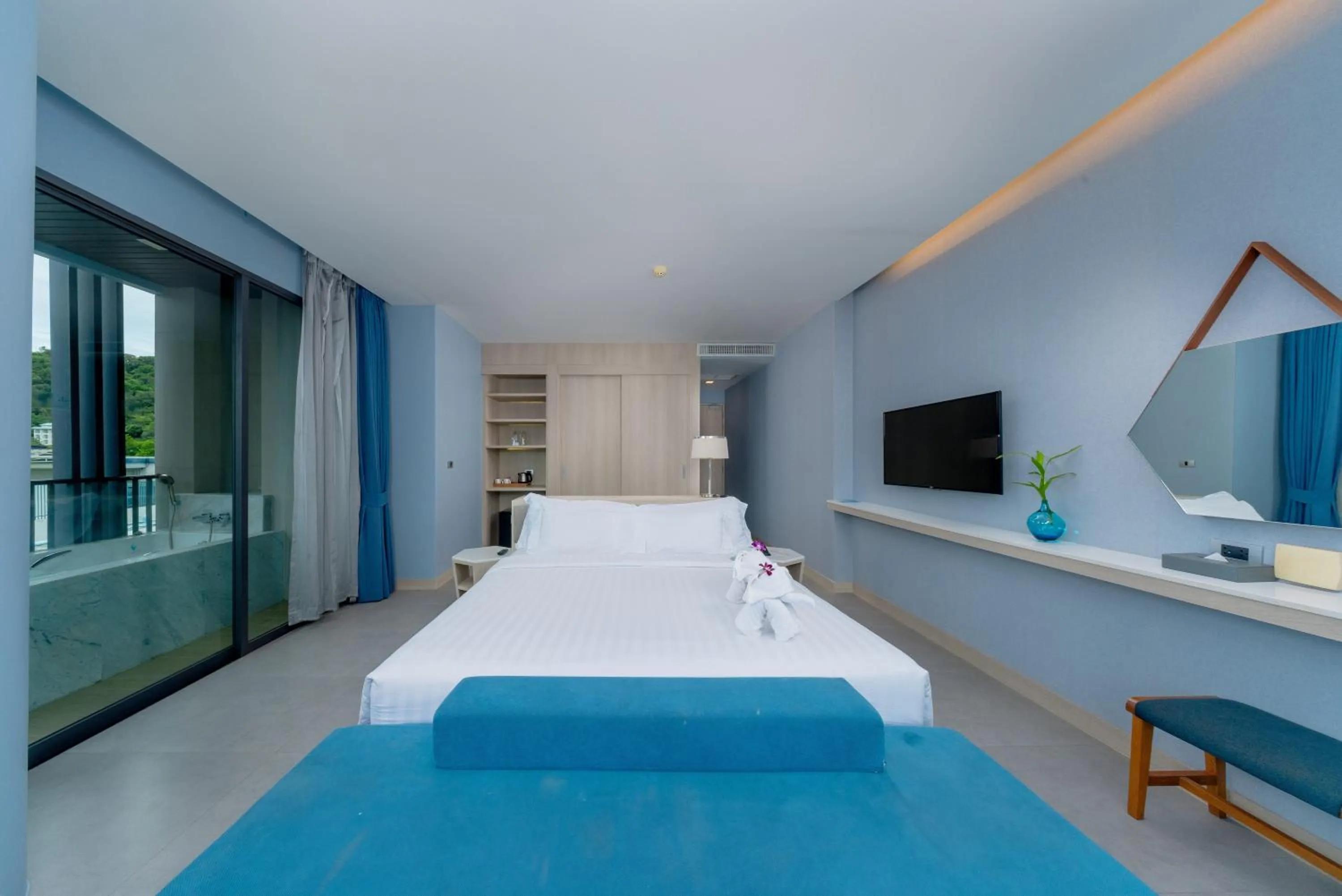 Bed in BlueSotel Krabi AoNang Beach