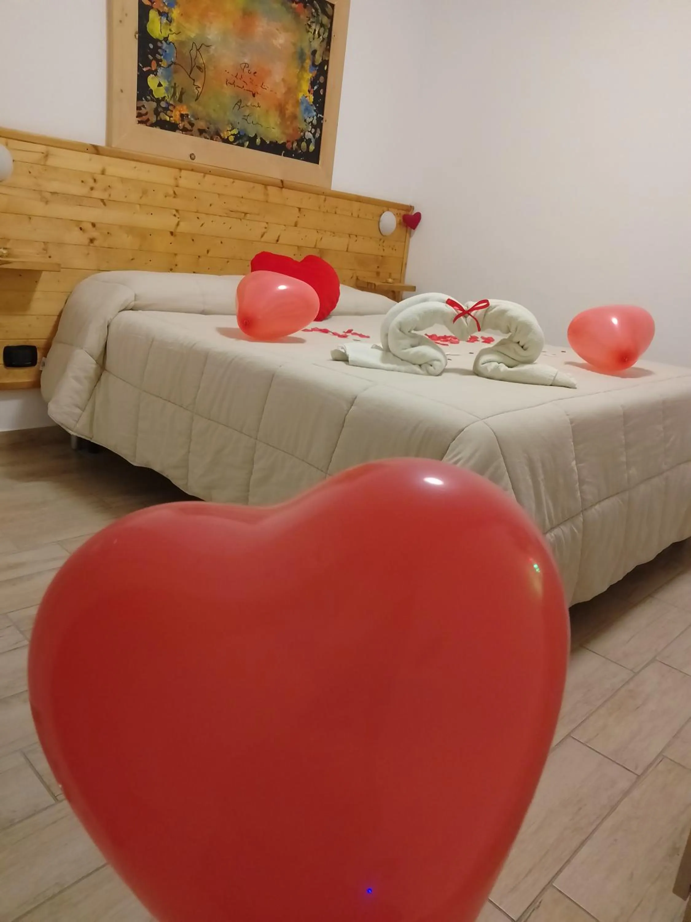 Bed in Art Village Residence