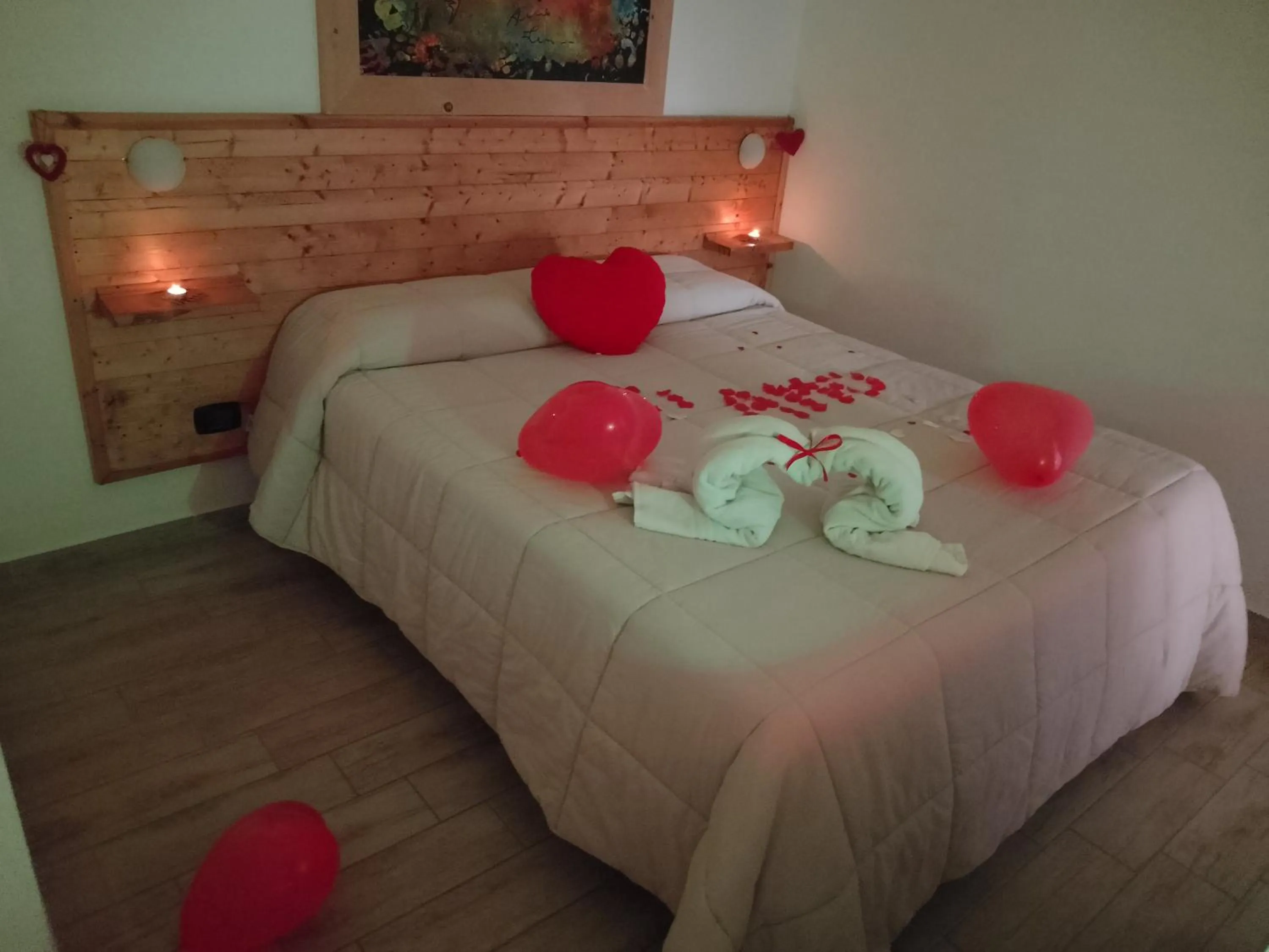 Bed in Art Village Residence