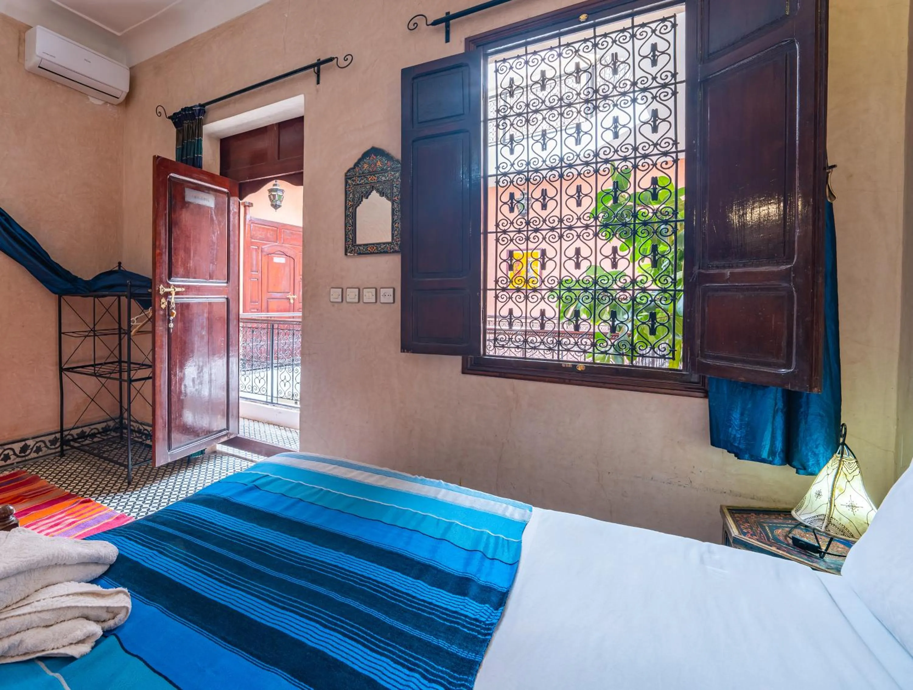 Bed in Riad Todra