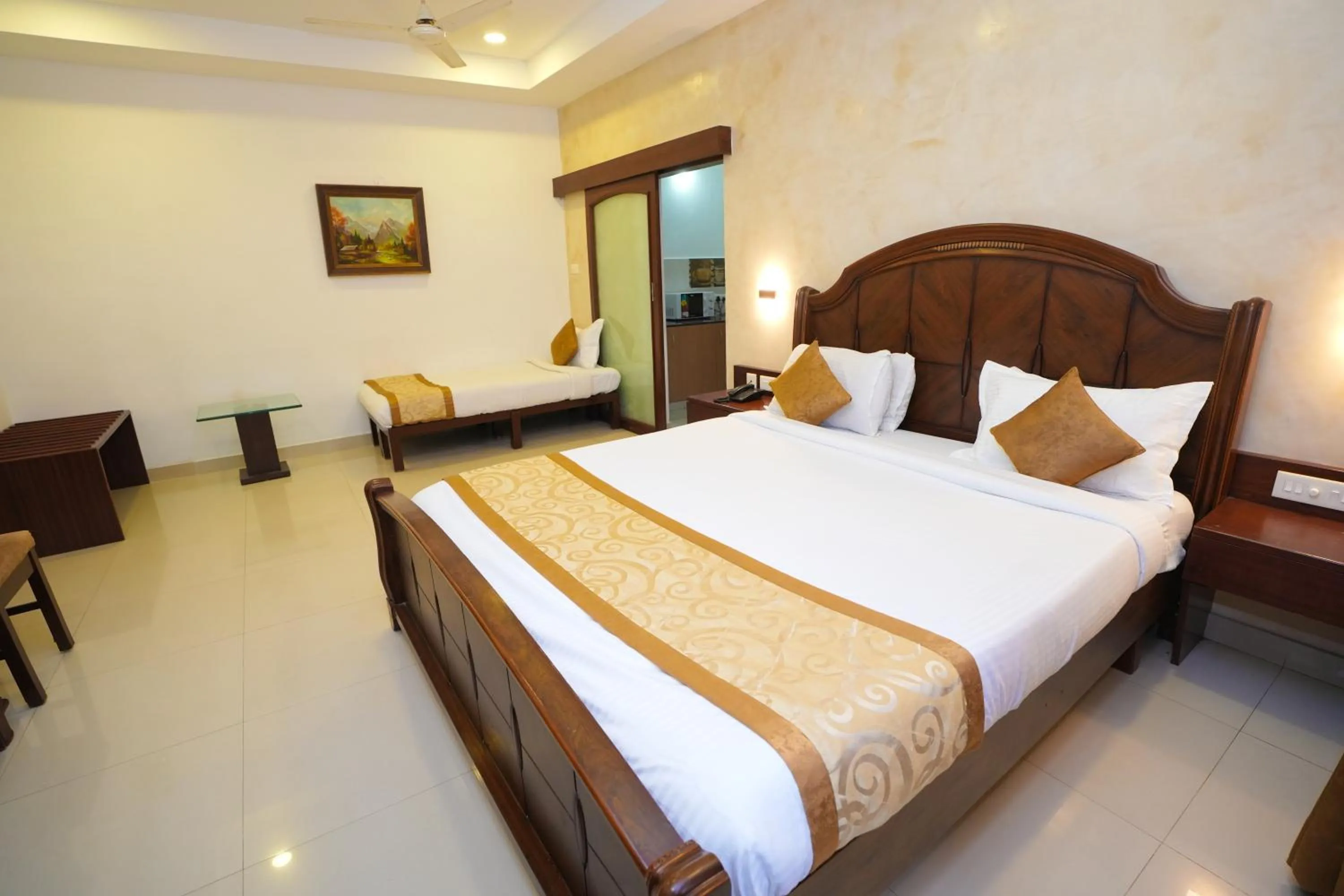 Bedroom, Bed in Avenue 11 Boutique Residences, Poes Garden Chennai